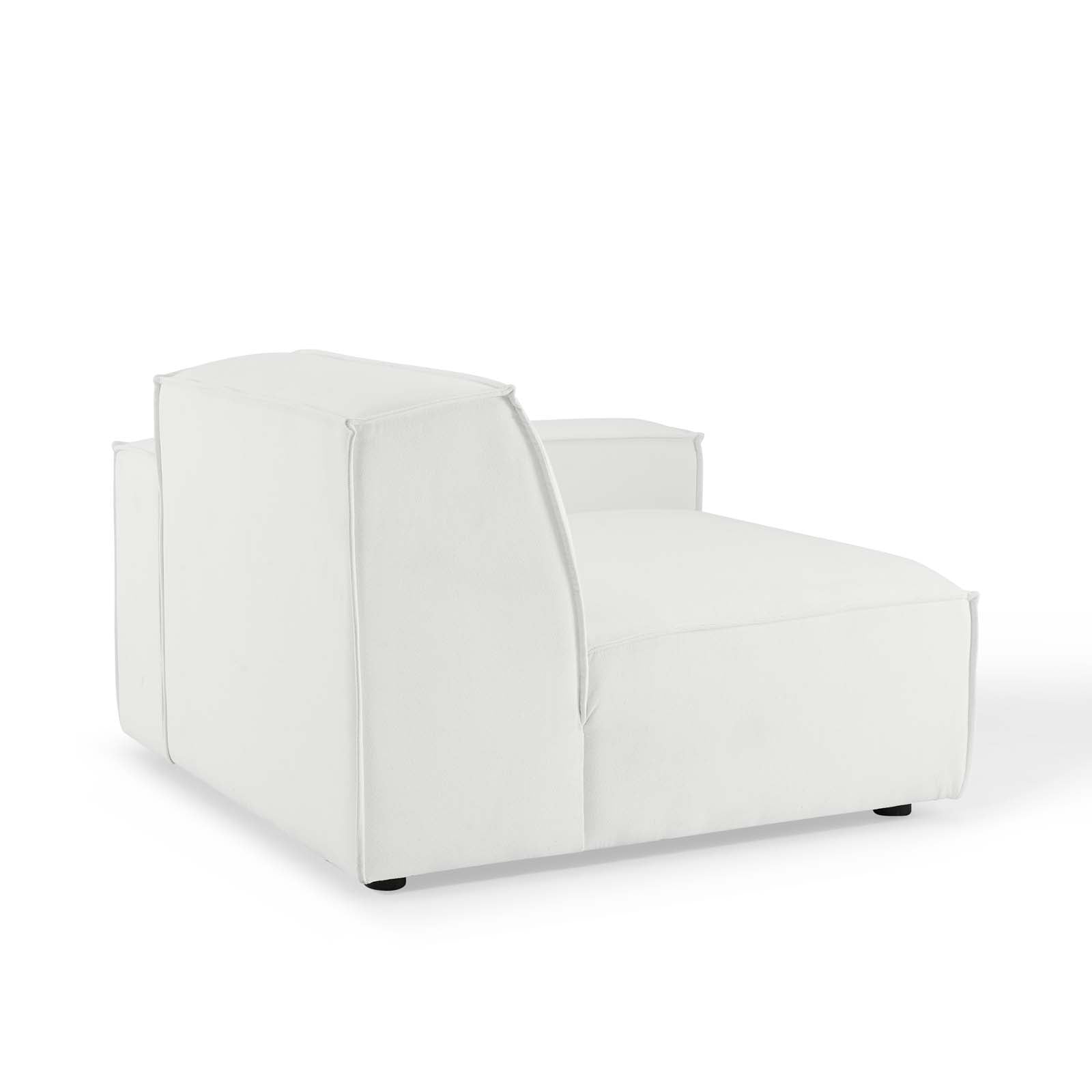 Modway Accent Chairs - Restore Right-Arm Sectional Sofa Chair White