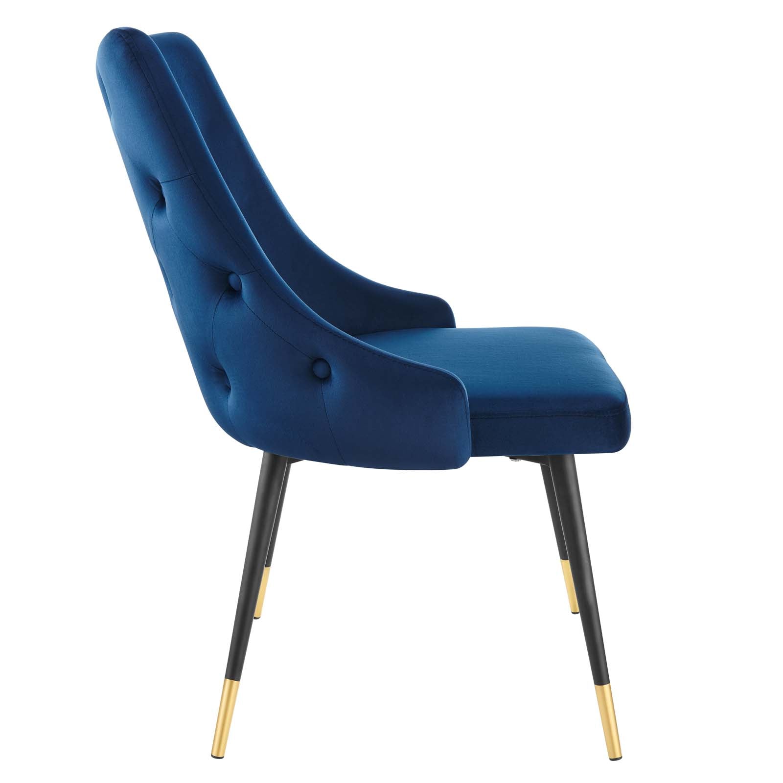 Modway Dining Chairs - Adorn Tufted Performance Velvet Dining Side Chair Navy