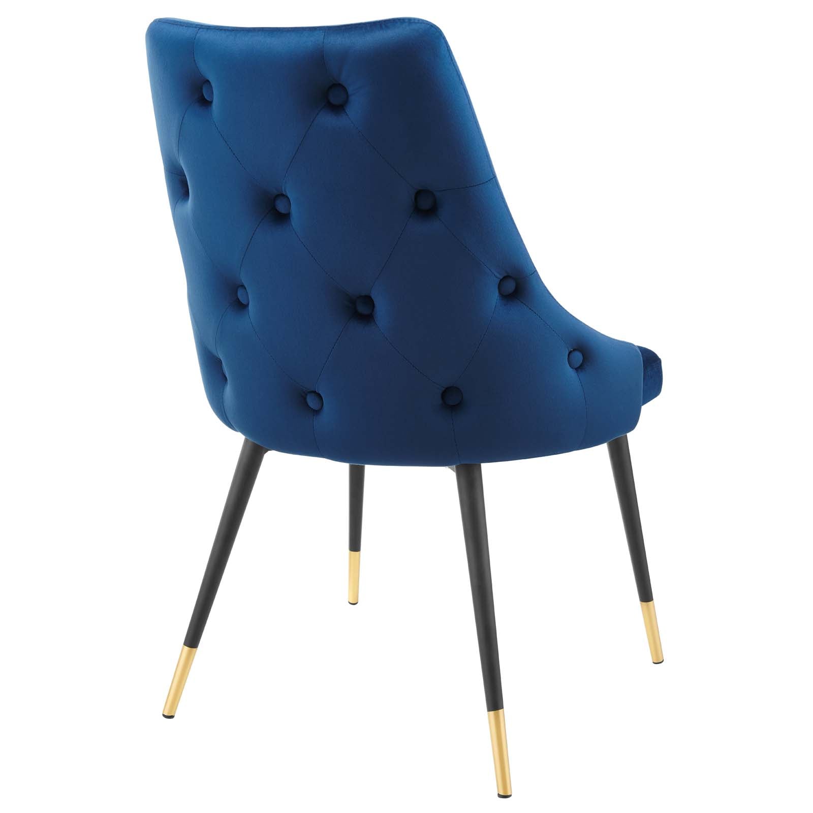 Modway Dining Chairs - Adorn Tufted Performance Velvet Dining Side Chair Navy