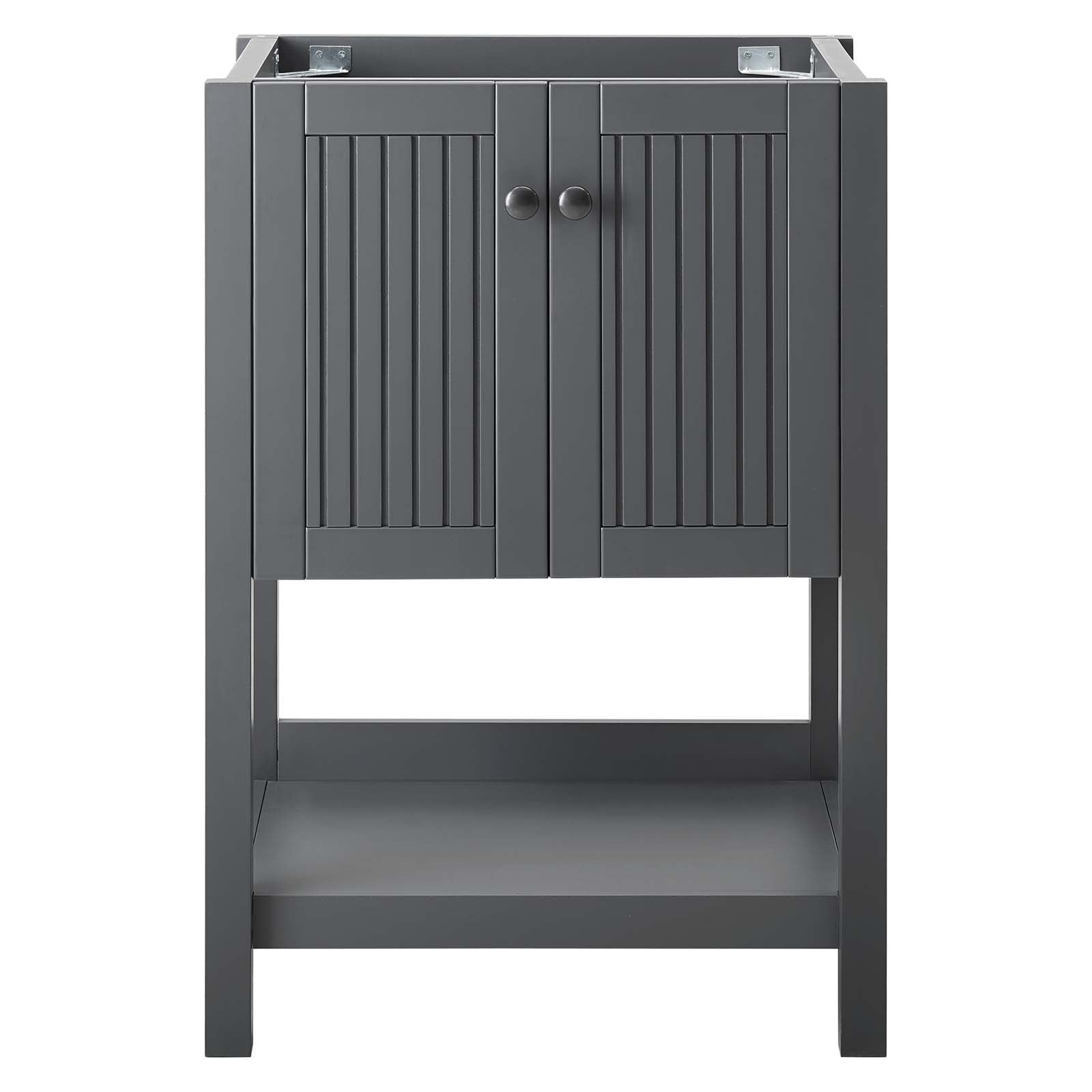 Modway Bathroom Vanity - Steam 23" Bathroom Vanity Cabinet (Sink Basin Not Included) Gray