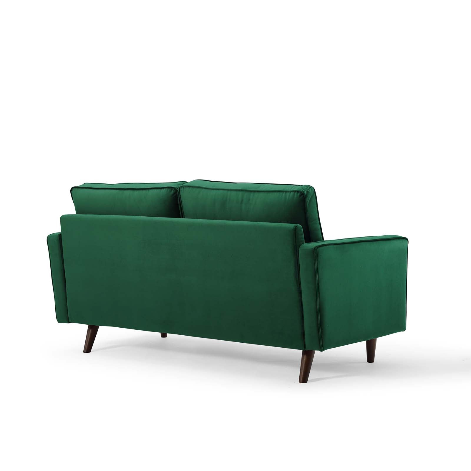 Modway Loveseats - Valour Performance Velvet Loveseat Green