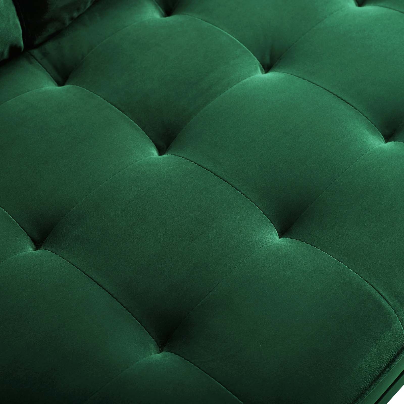 Modway Loveseats - Valour Performance Velvet Loveseat Green