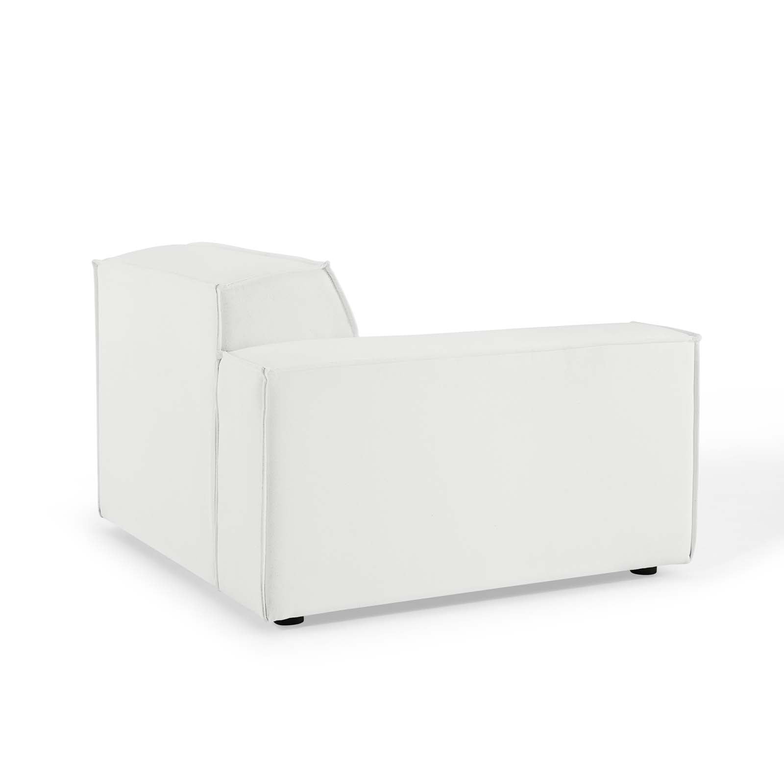 White single seater discount sofa