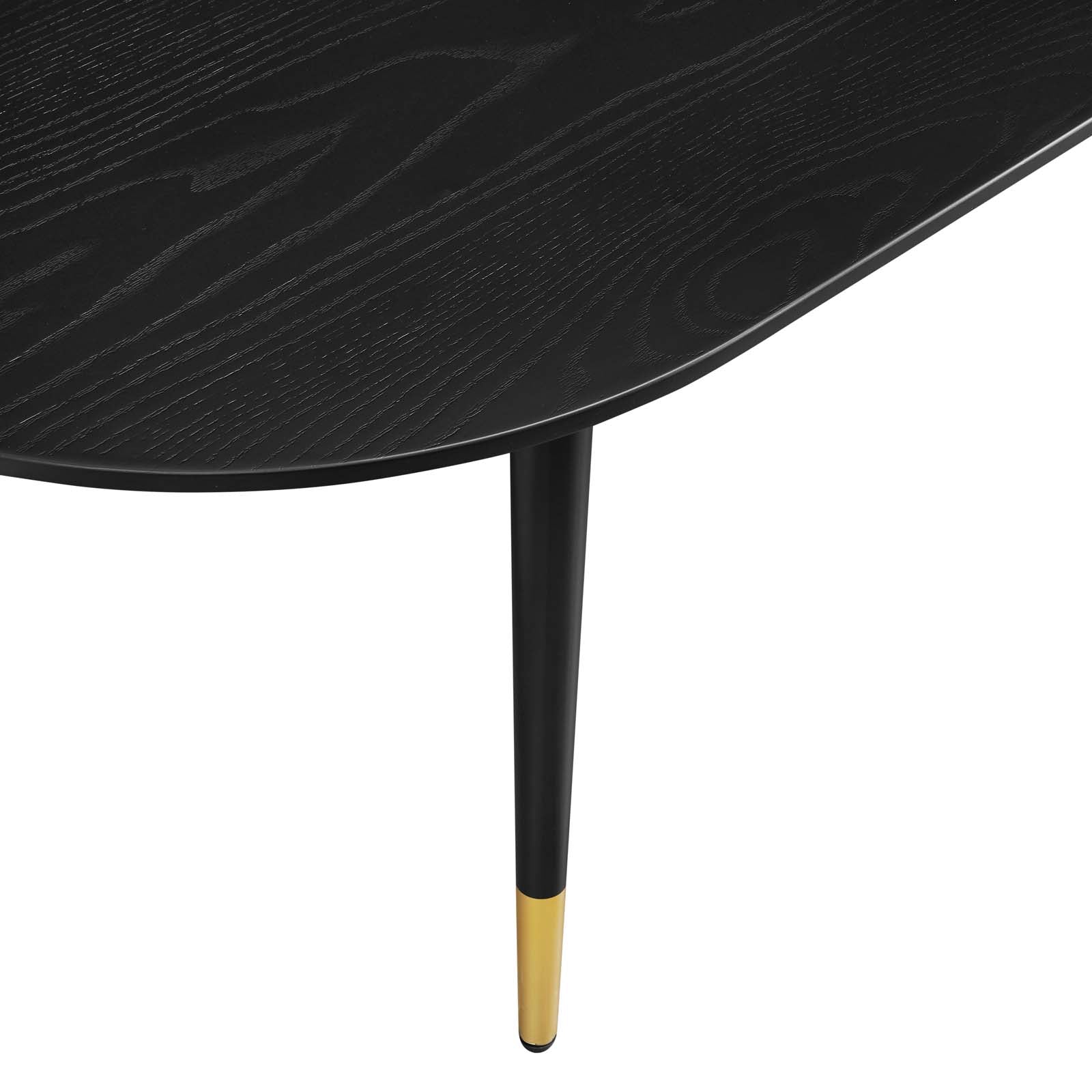 Modway Coffee Tables - Vigor-47"-Oval-Coffee-Table-Black