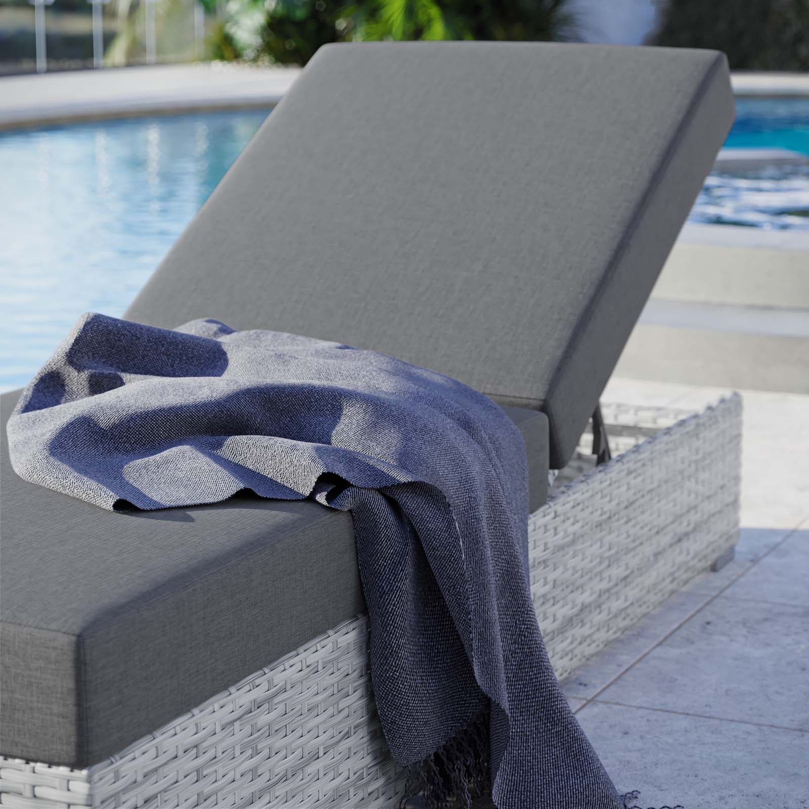 Convene outdoor patio online chaise modway