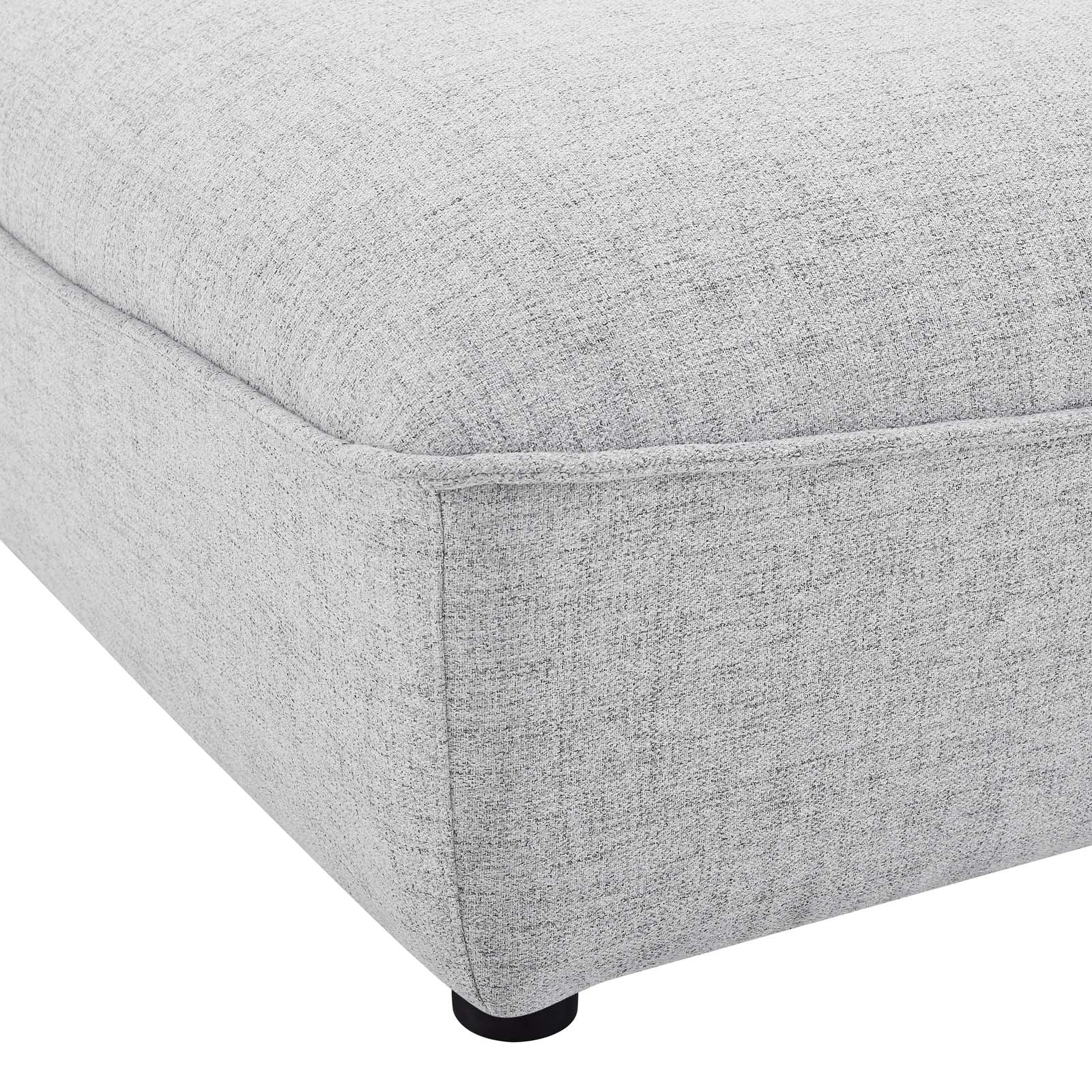 Modway Ottomans & Stools - Comprise Sectional Sofa Ottoman Light Gray