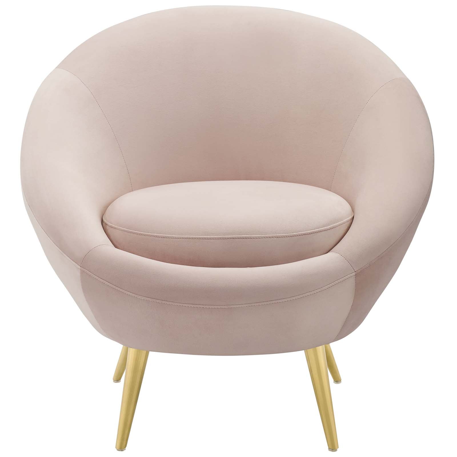 Dusky pink outlet tub chair