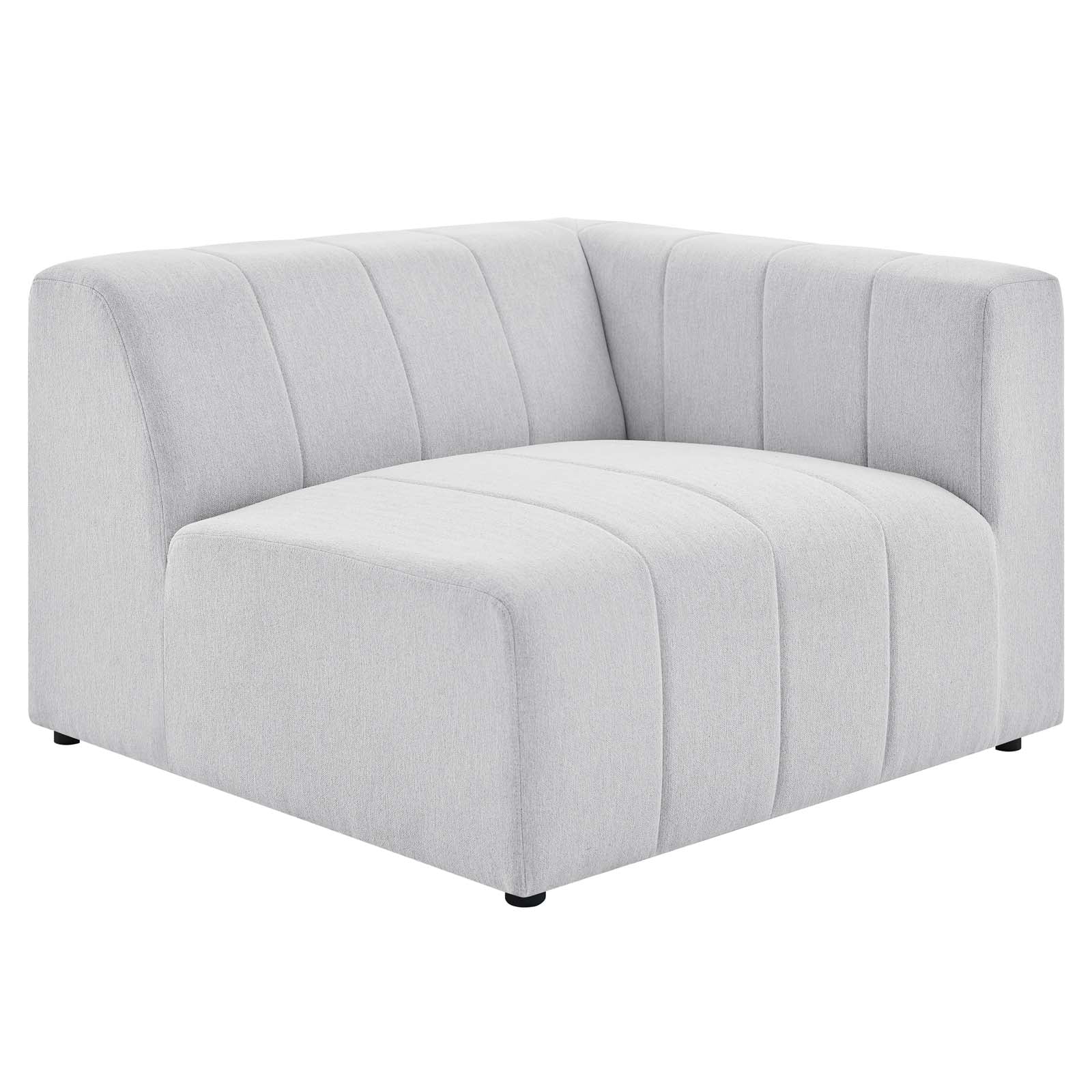 Modway Sectional Sofas - Bartlett Upholstered Fabric 4-Piece Sectional Sofa Ivory