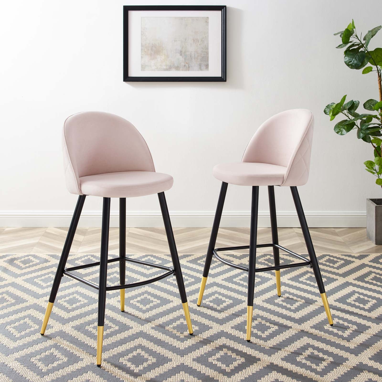 Pink bar stools set of online 2