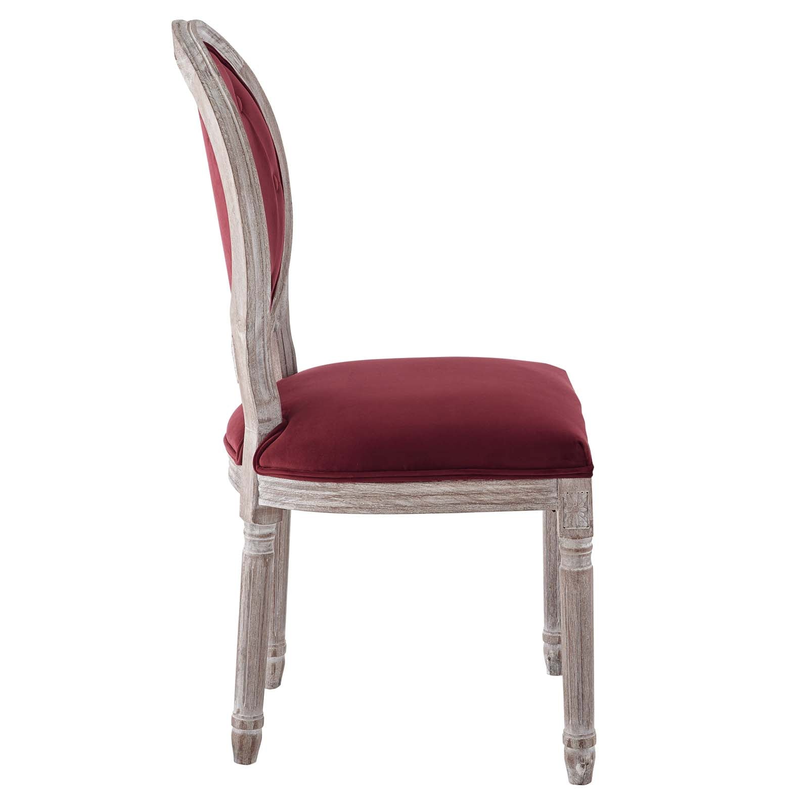 Jaynes upholstered velvet online side chair