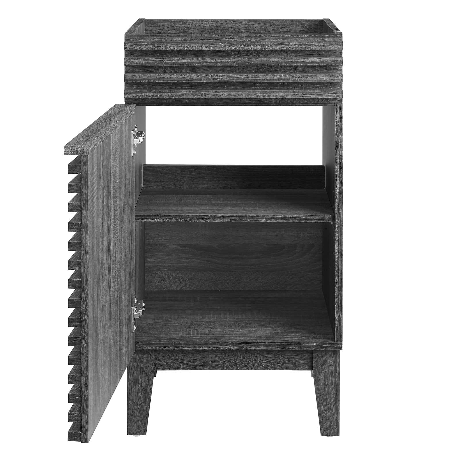 Modway Bathroom Vanity - Render 18" Bathroom Vanity Cabinet Charcoal