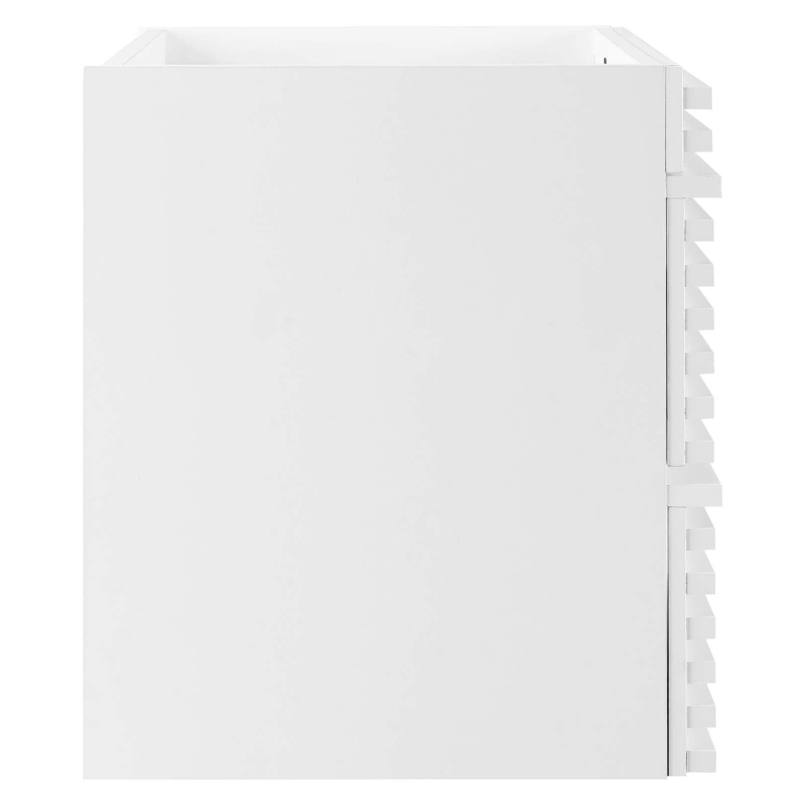 Modway Bathroom Vanity - Render 30" Wall-Mount Bathroom Vanity White