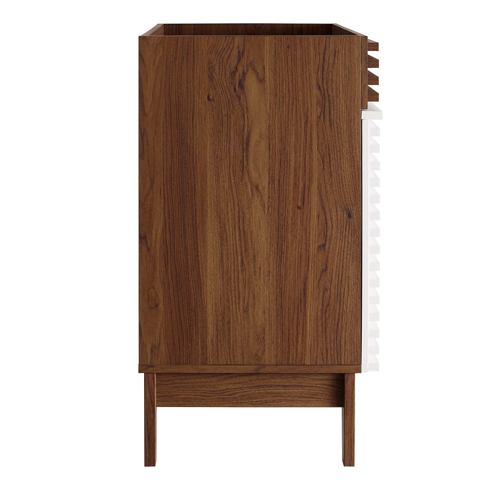 Modway Bathroom Vanity - Render 30" Bathroom Vanity Cabinet White Walnut