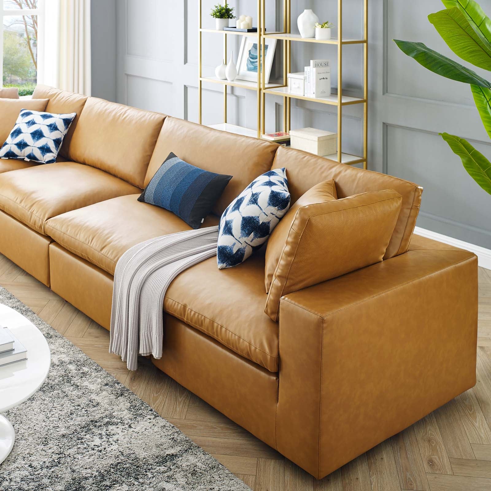 Modern 4 best sale seater sofas