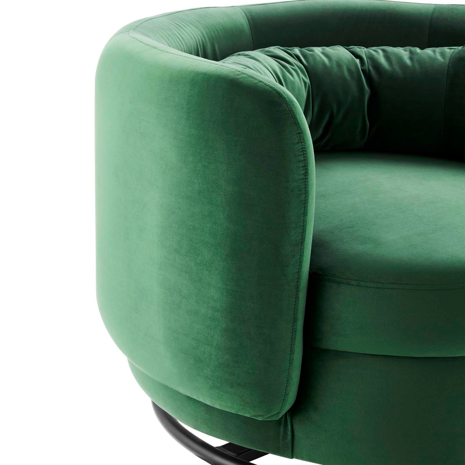 Emerald best sale swivel chair