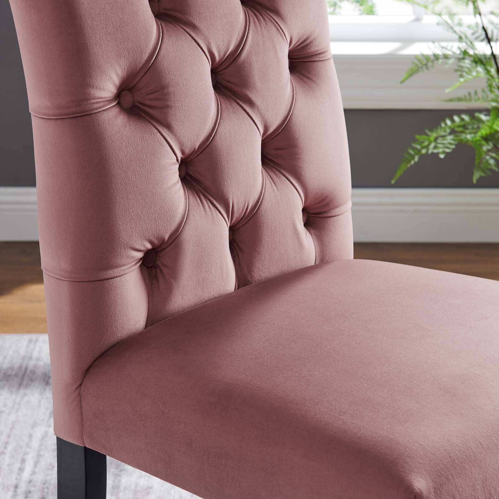 Dusty rose best sale dining chair