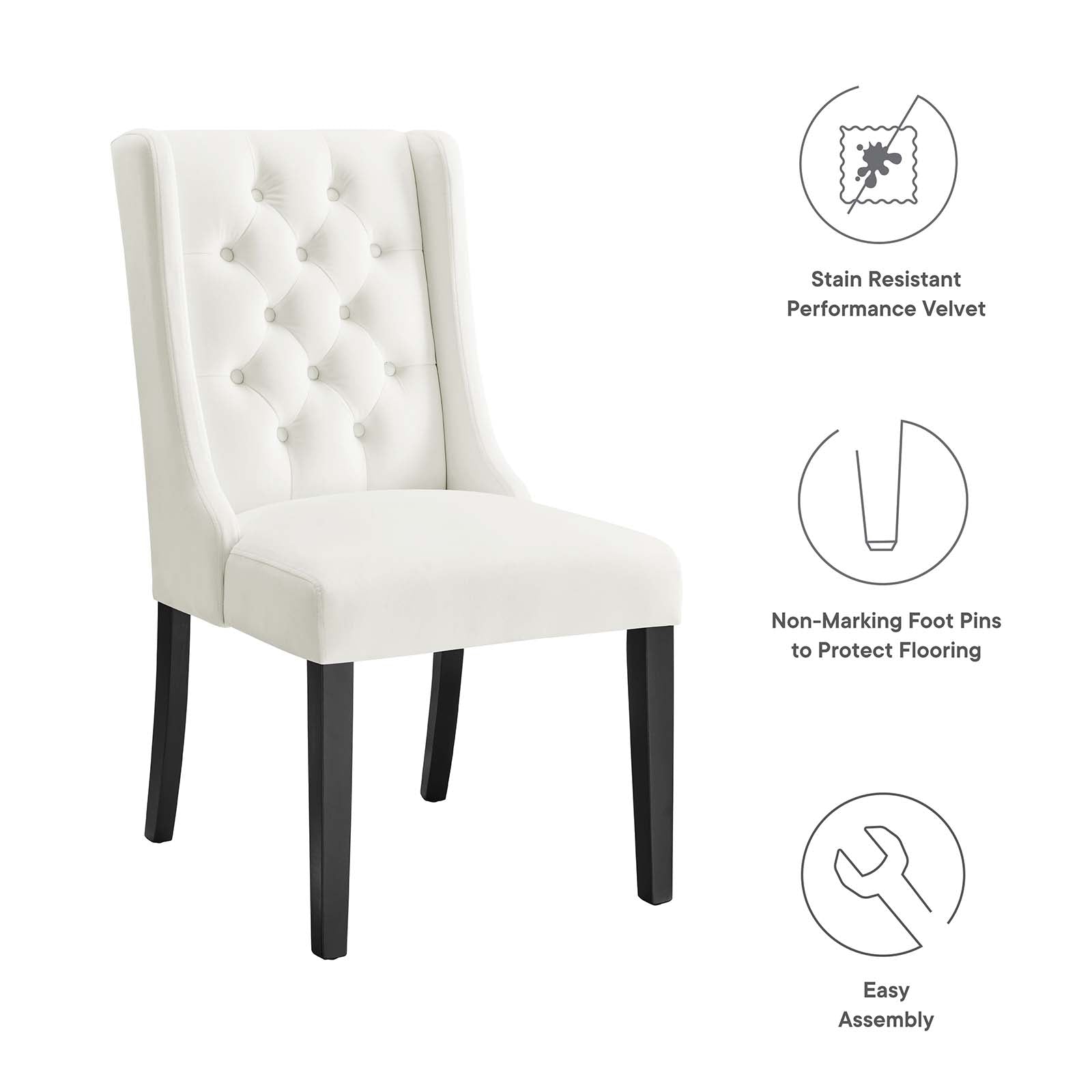 Modway baronet fabric dining chair hot sale