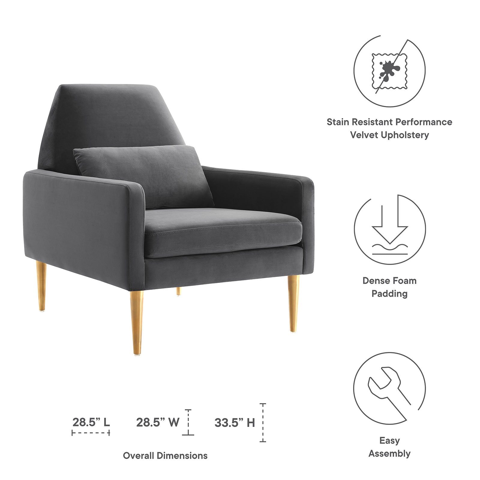 West elm smythe online chair