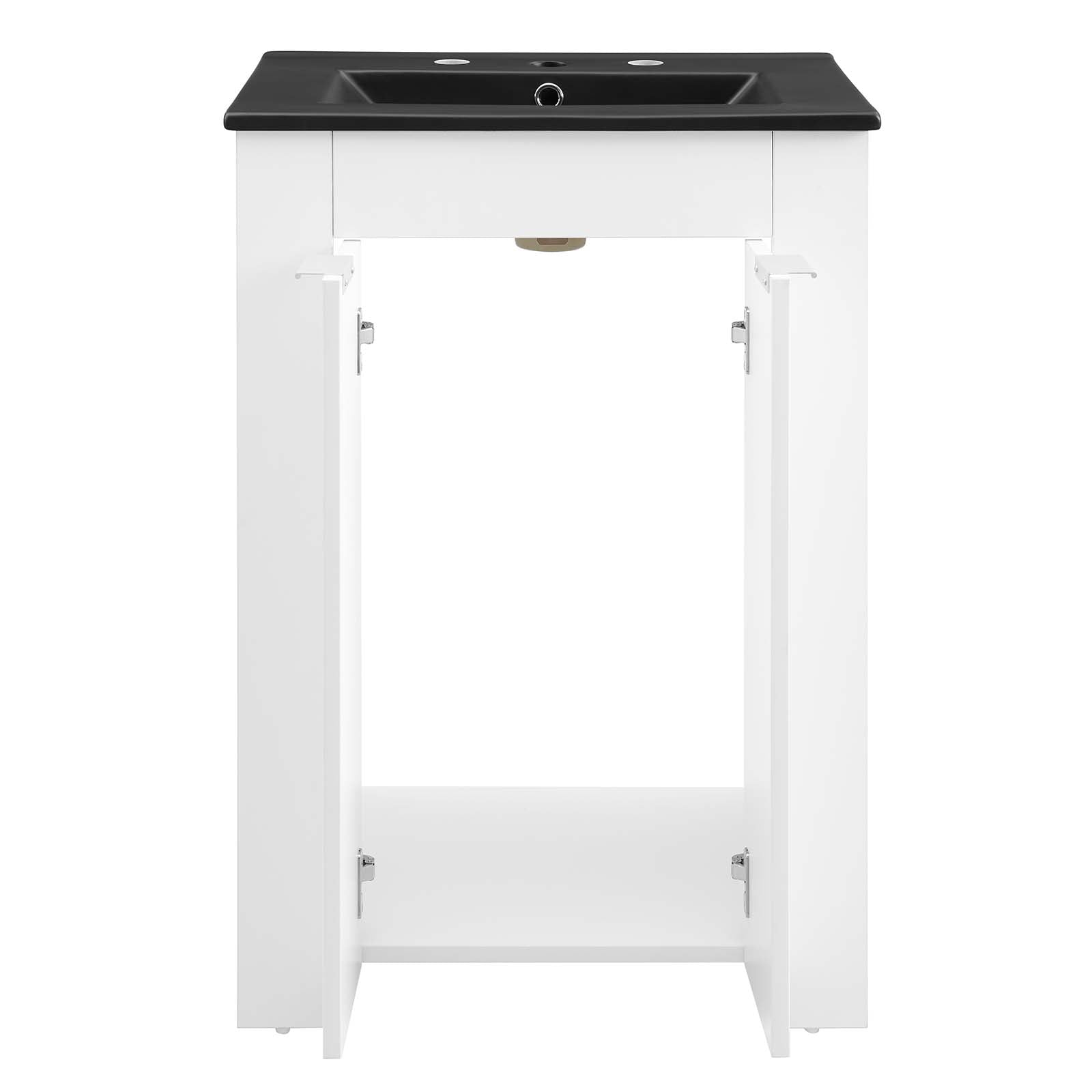 Modway Bathroom Vanity - Maybelle 24" Bathroom Vanity White Black