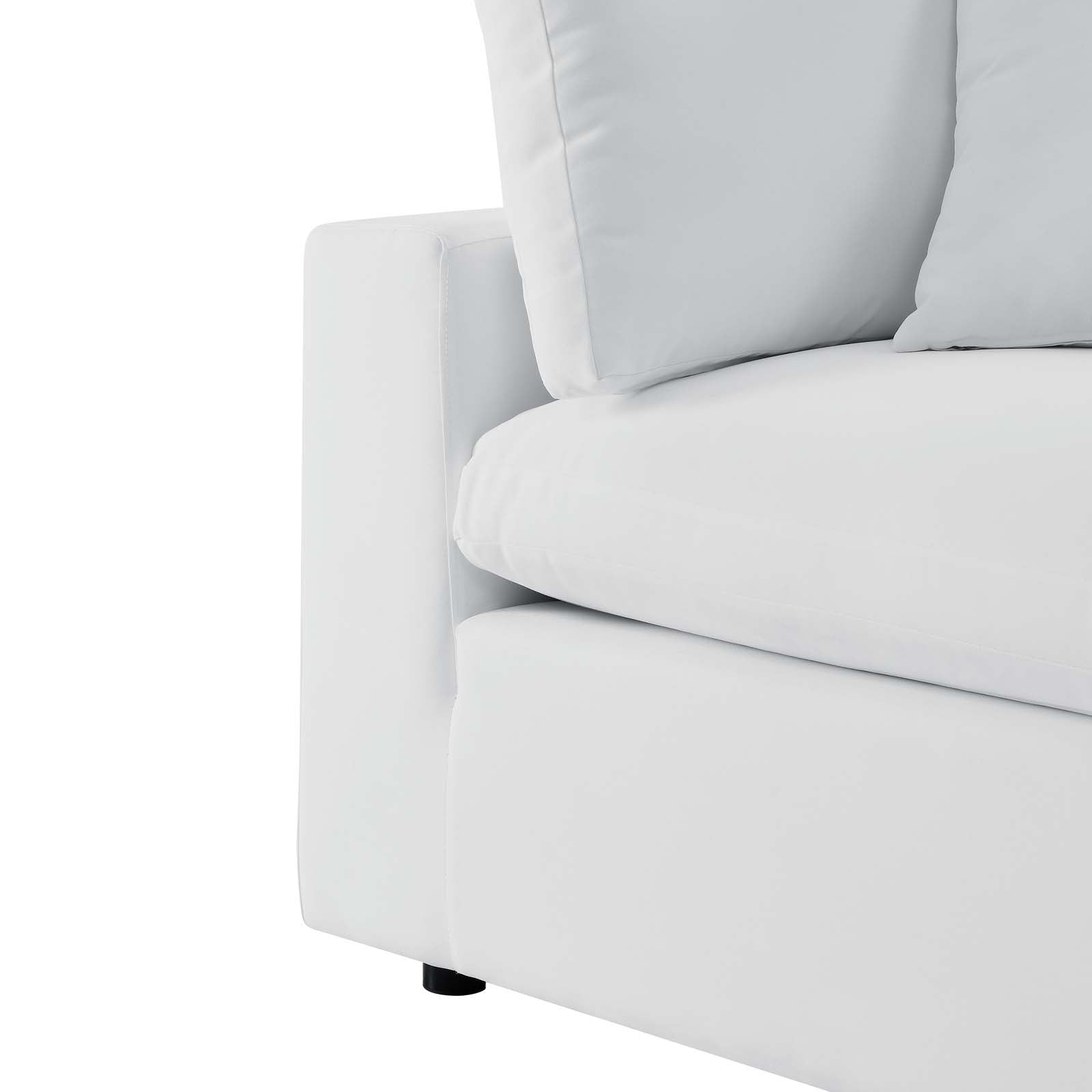 Modway Outdoor Sofas - Commix Sunbrella Outdoor Patio Loveseat White