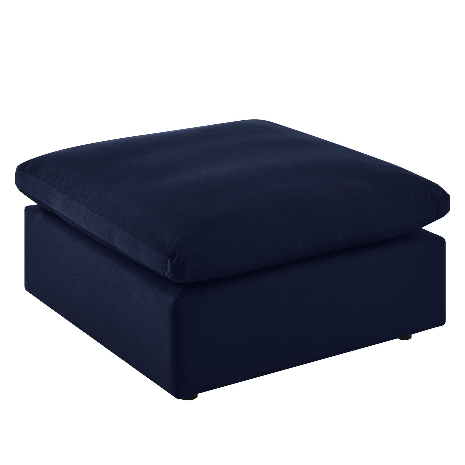 Modway Outdoor Conversation Sets - Commix 4-Piece Sunbrella Outdoor Patio Sectional Sofa Navy