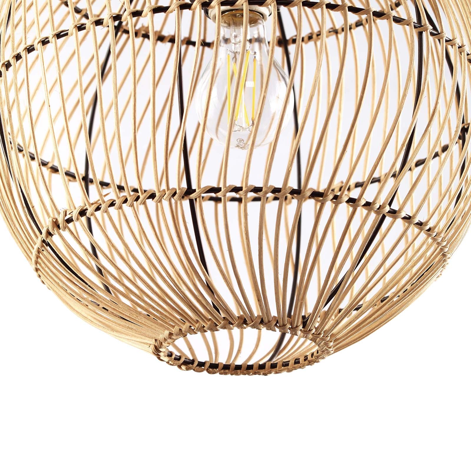 Modway Ceiling Lights - Nurture Rattan Pendant Light Natural