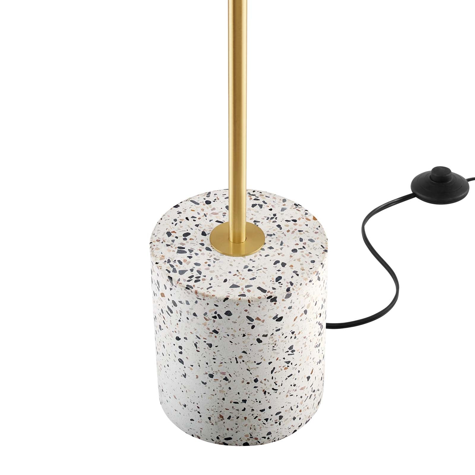 Modway Floor Lamps - Logic Terrazzo Floor LampWhite