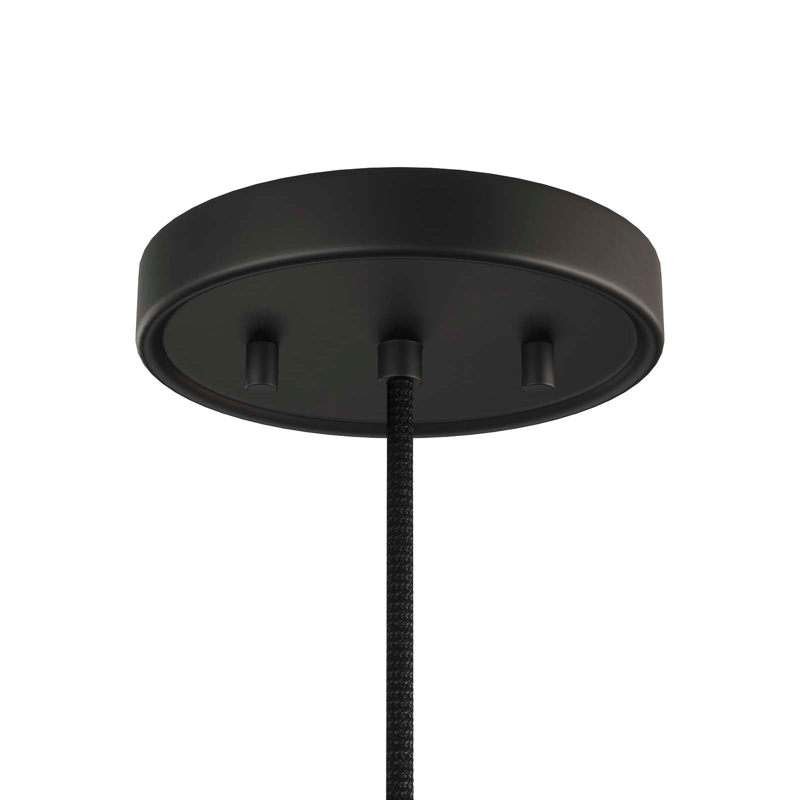 Modway Ceiling Lights - Beacon 1-Light Pendant Light Clear Black