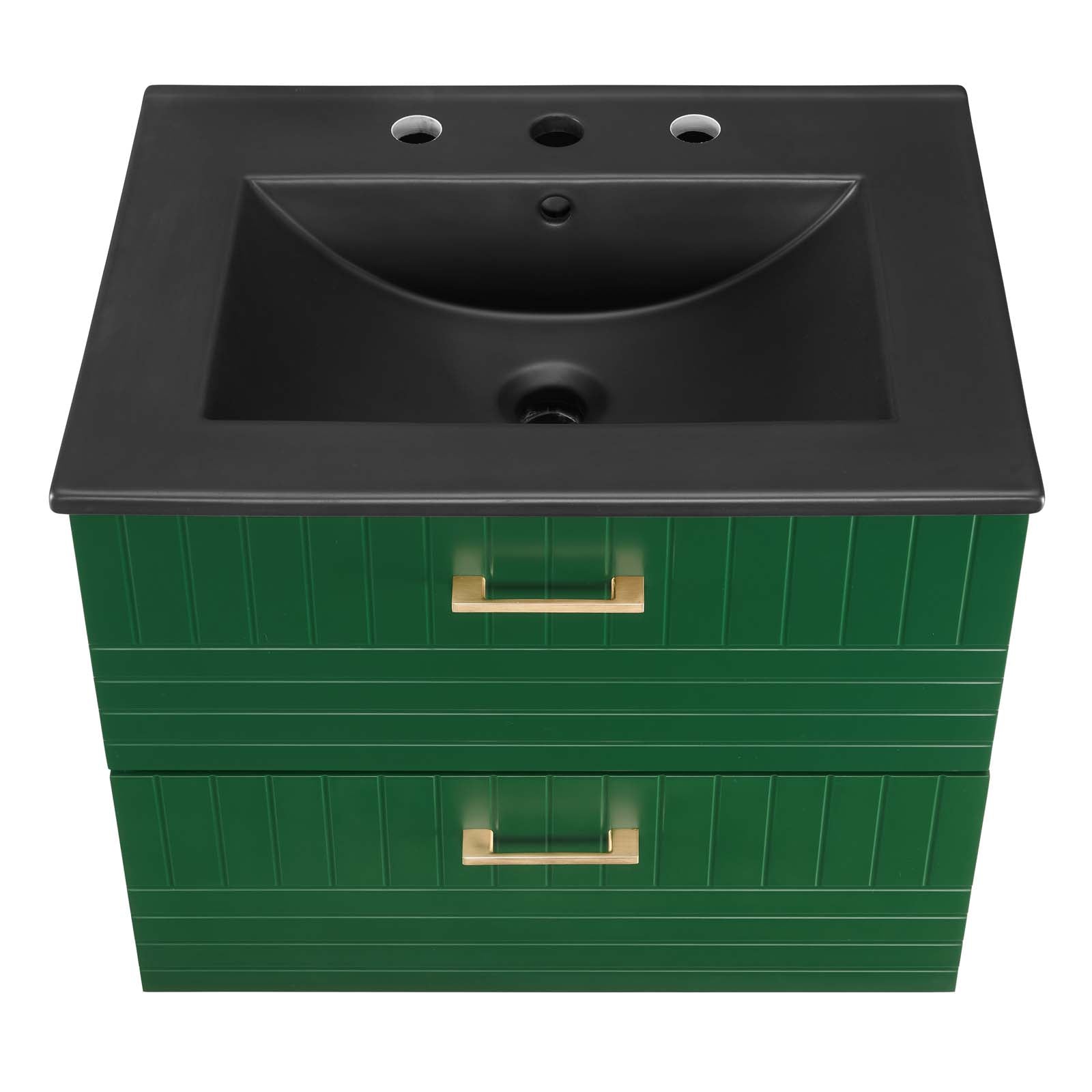 Modway Bathroom Vanity - Daybreak 24" Bathroom Vanity Green Black