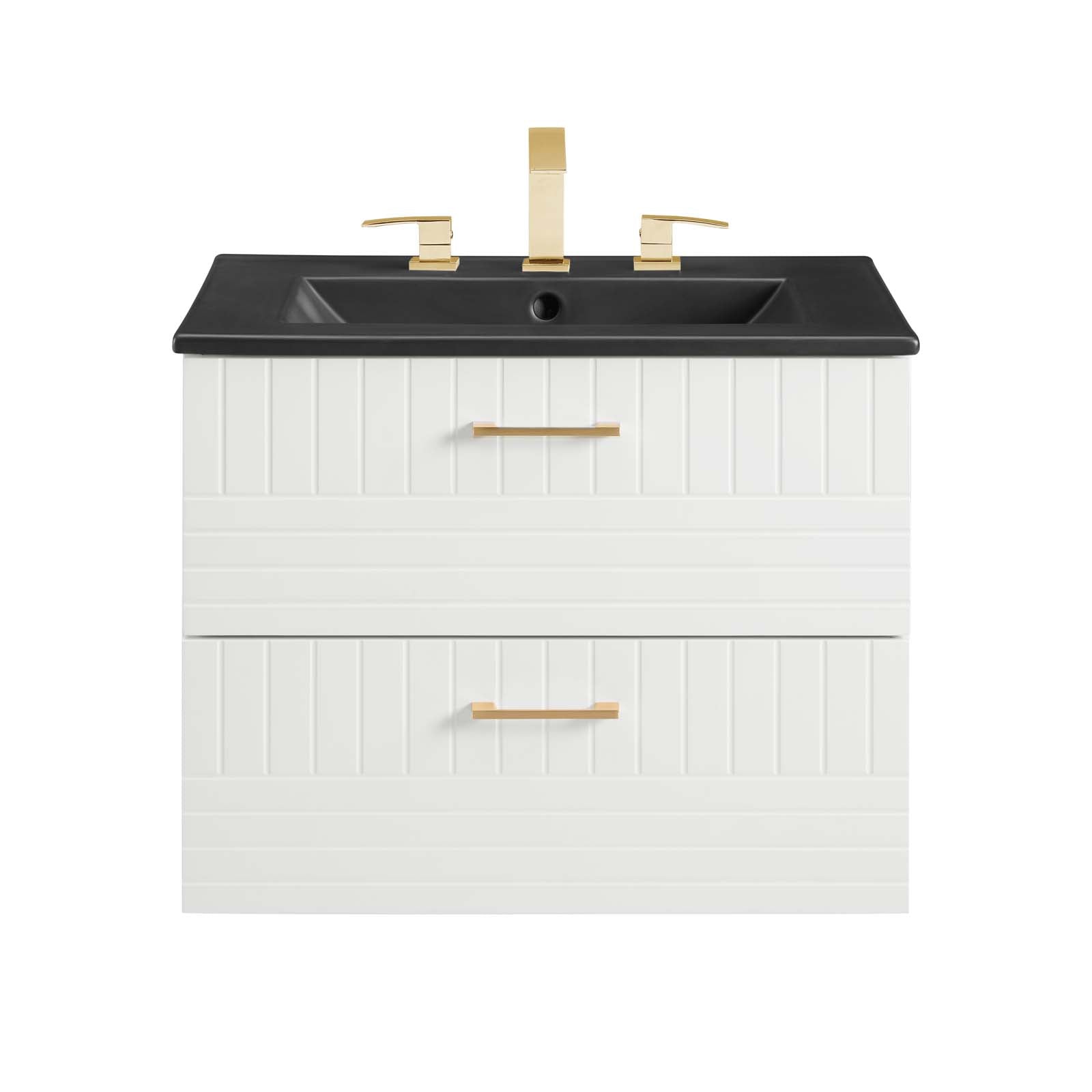 Modway Bathroom Vanity - Daybreak 24" Bathroom Vanity White Black