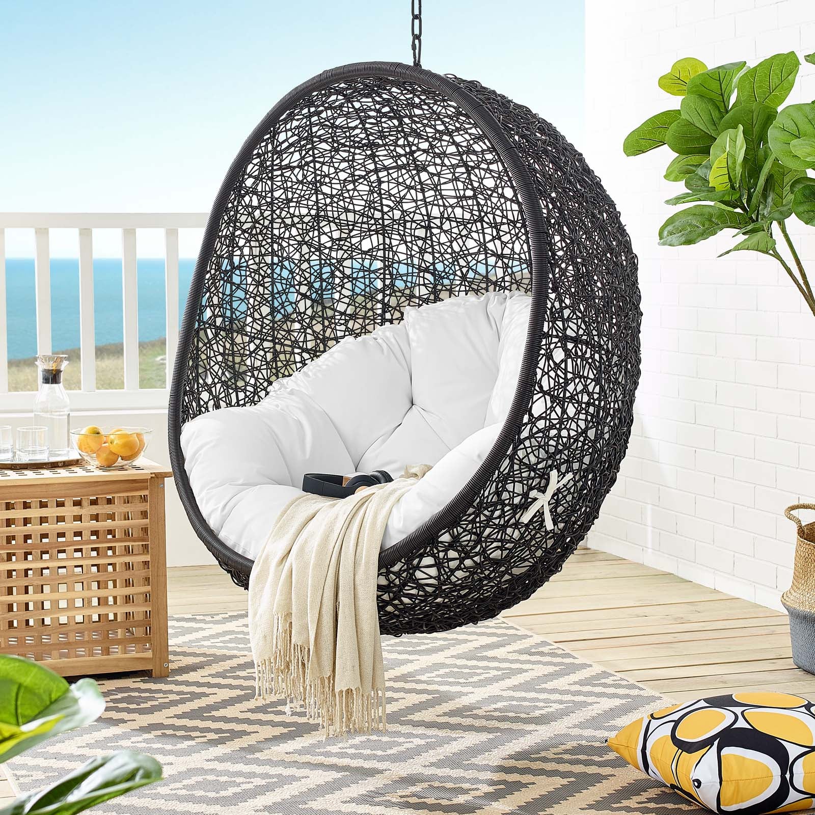 Outdoor swing 2025 lounge chair