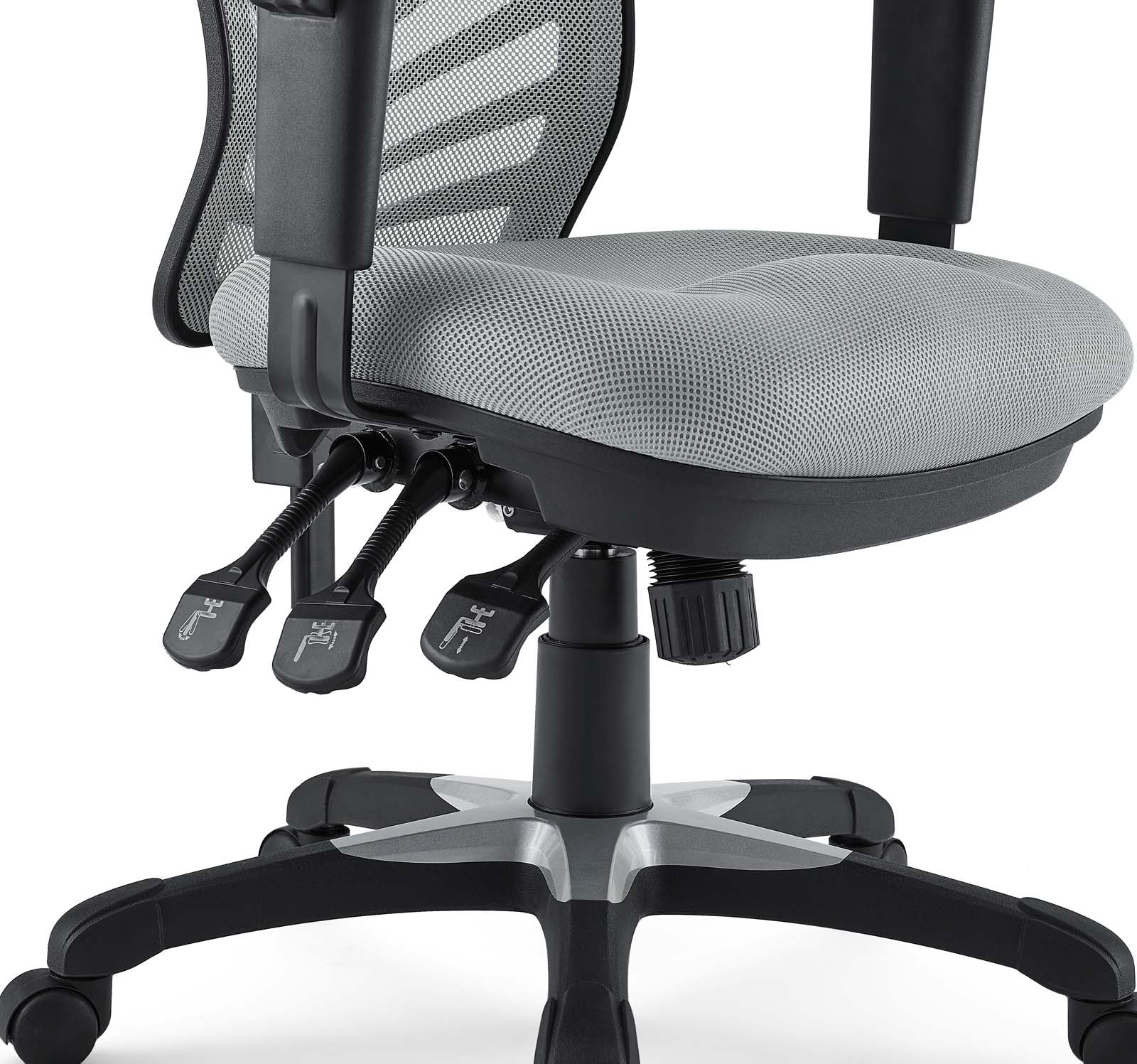 Modway Task Chairs - Articulate Mesh Office Chair Gray