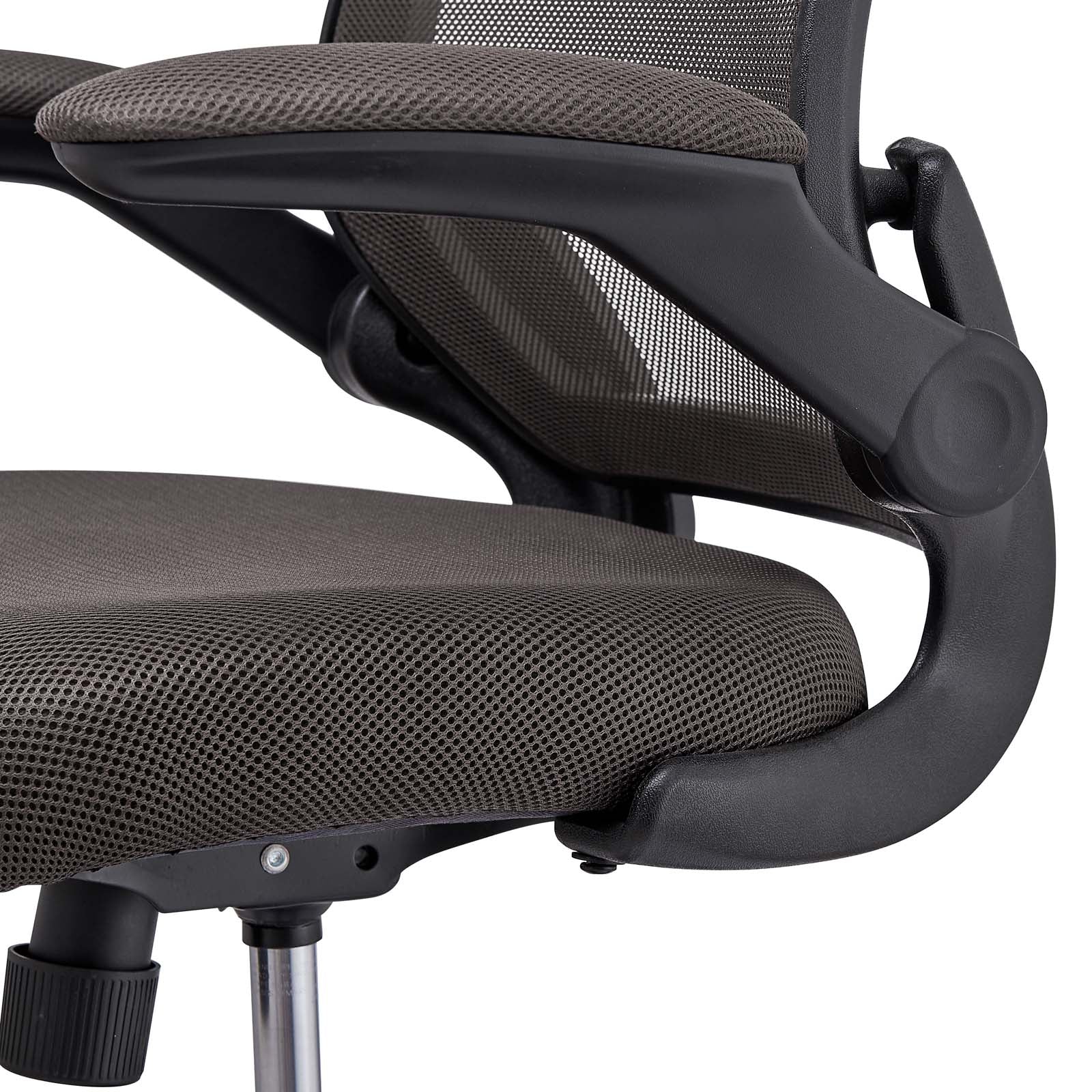 Modway Task Chairs - Veer Mesh Office Chair Brown