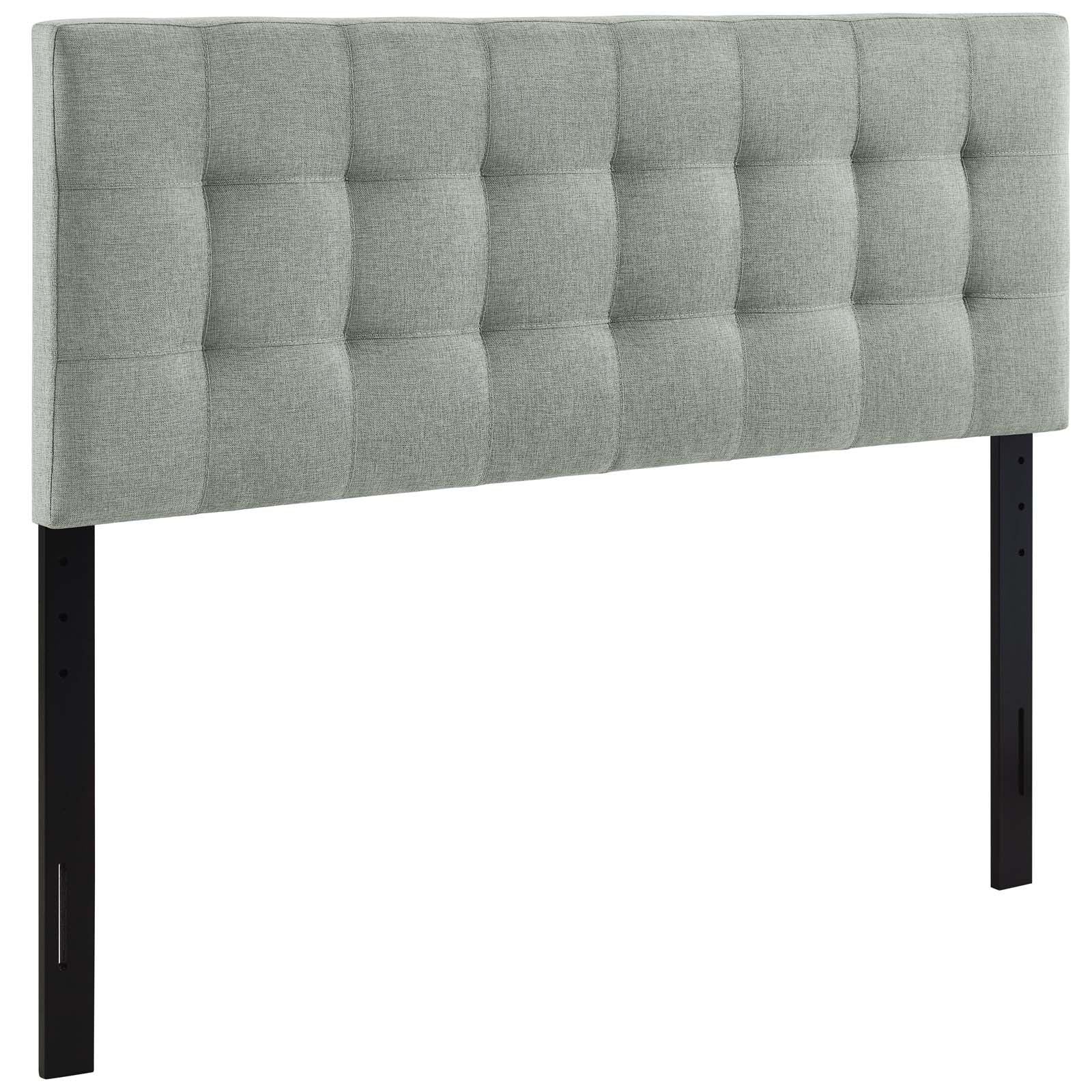 Modway Headboards - Lily Full Upholstered Fabric Headboard Gray