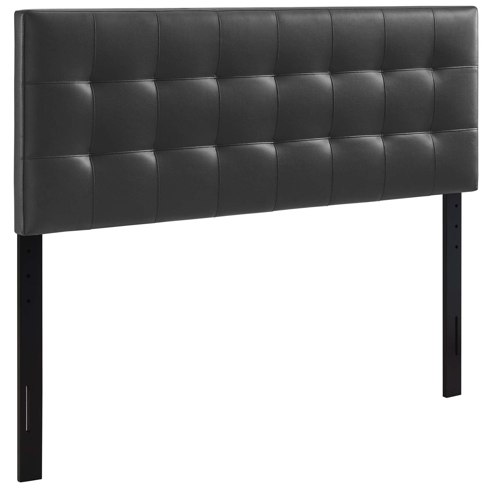 Modway Headboards - Lily Full Upholstered Vinyl Headboard Black