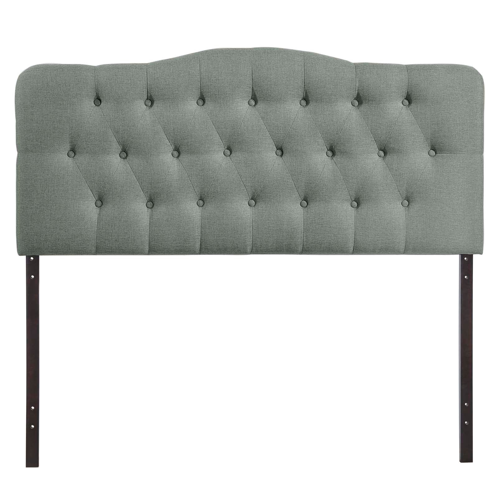 Modway Headboards - Annabel Full Upholstered Fabric Headboard Gray