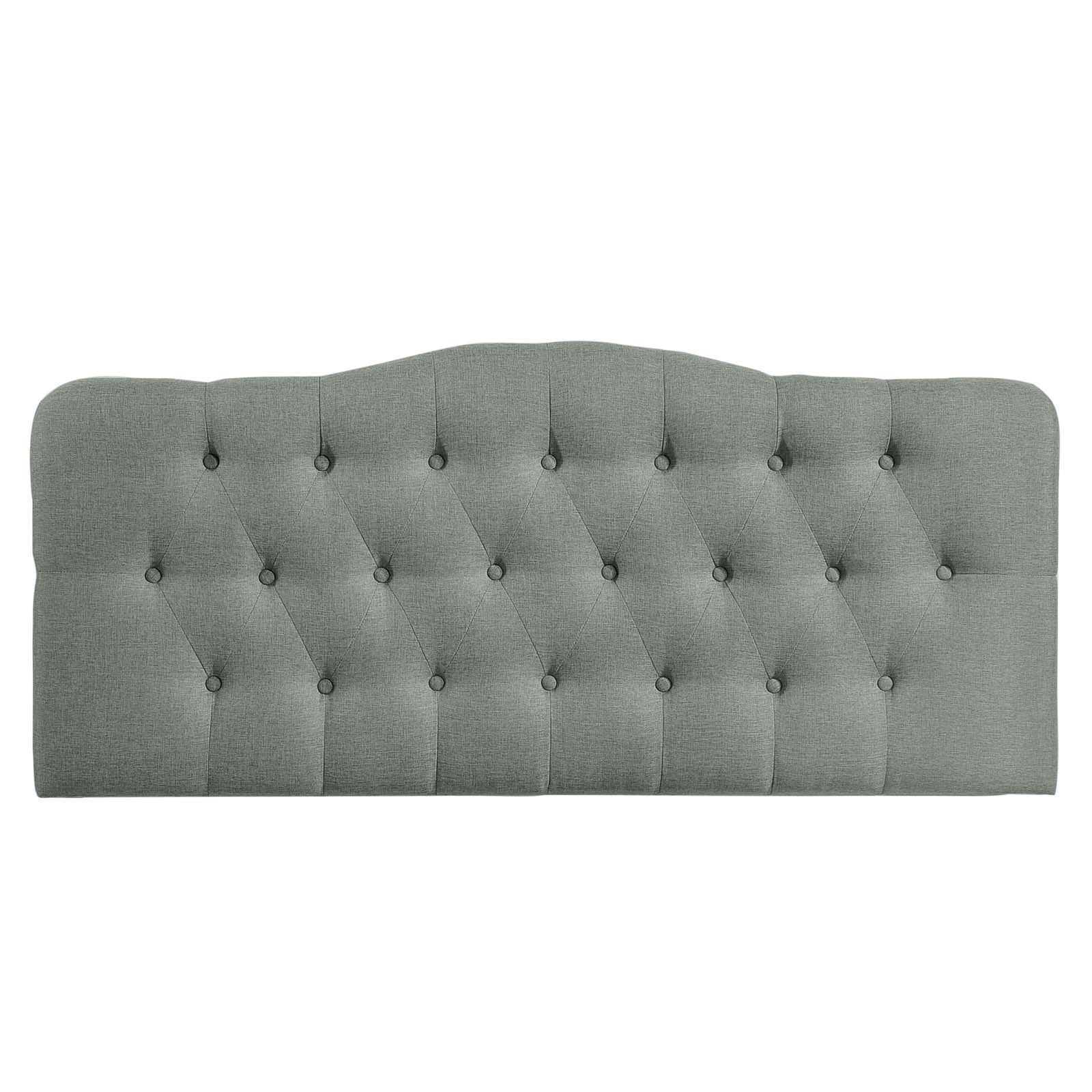 Modway Headboards - Annabel Full Upholstered Fabric Headboard Gray