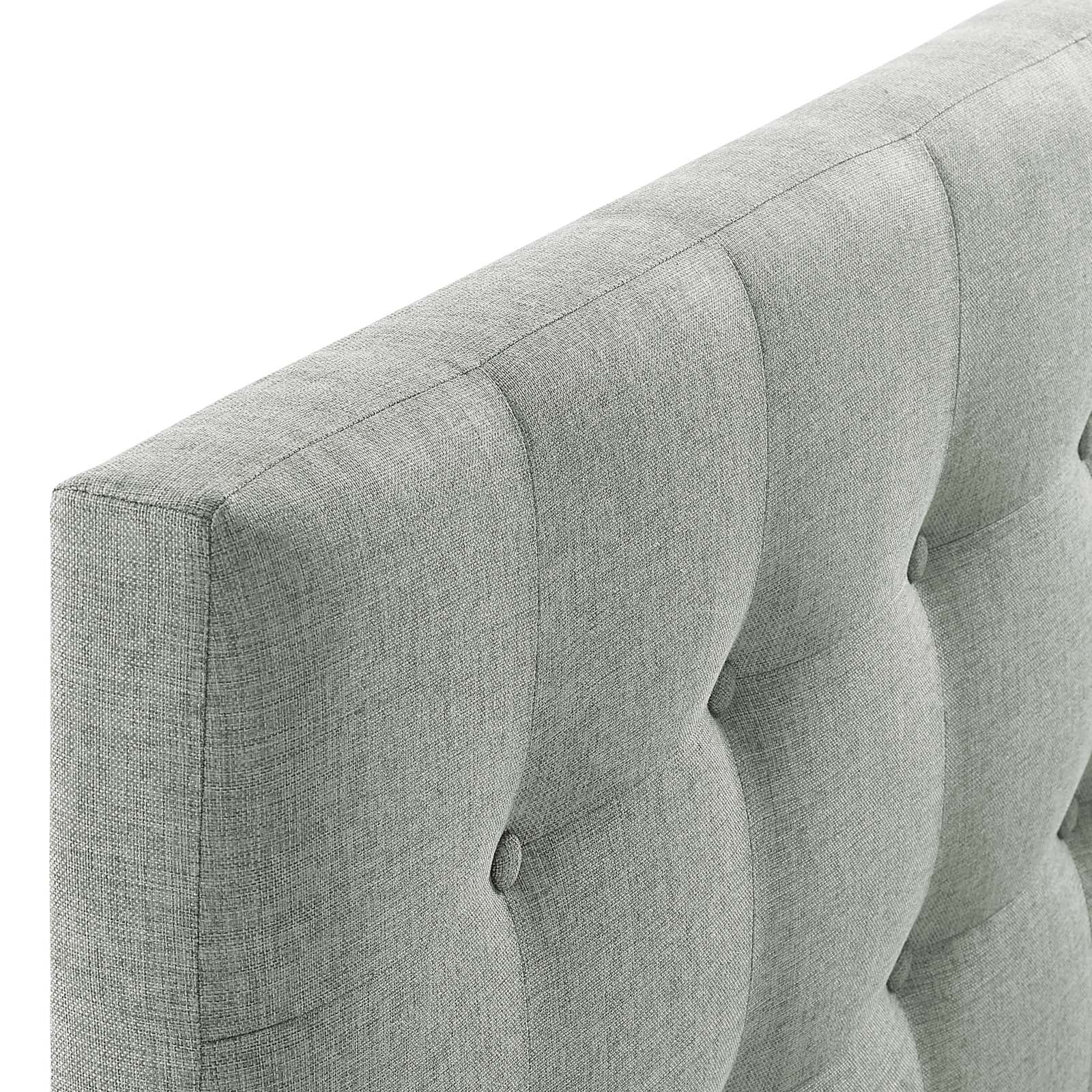 Modway Headboards - Emily Full Upholstered Fabric Headboard Gray