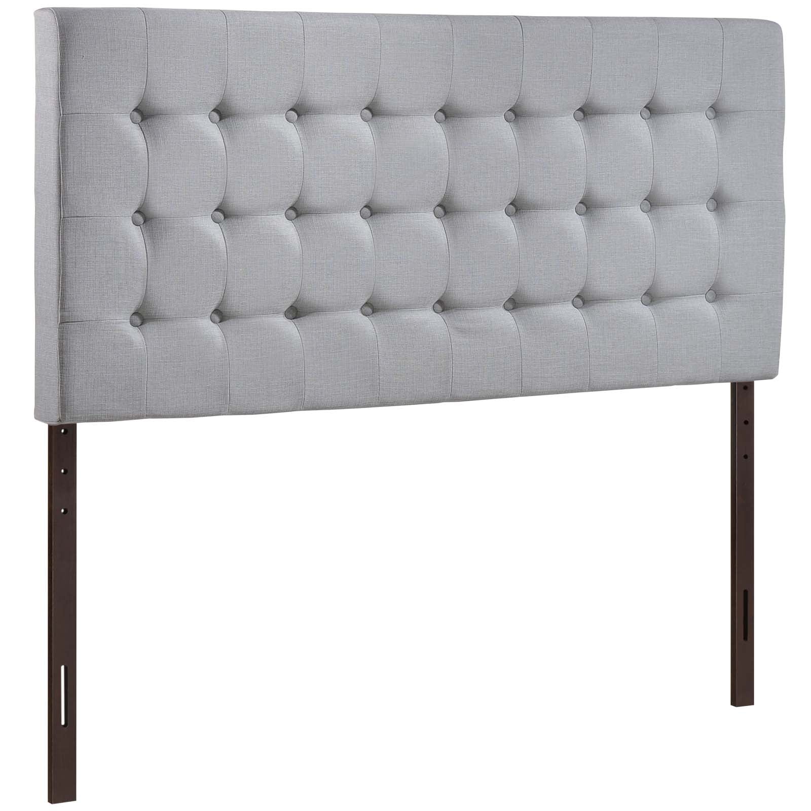 Modway Headboards - Tinble Queen Upholstered Fabric Headboard Sky Gray