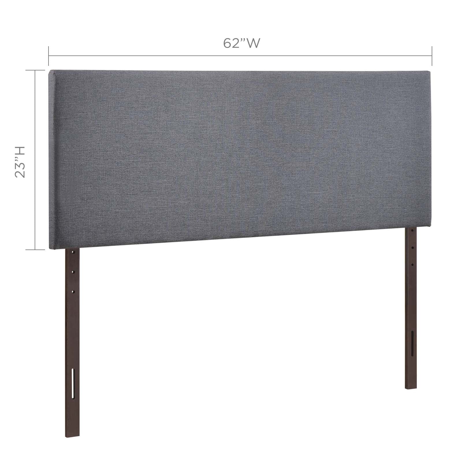 Modway Headboards - Region Queen Upholstered Headboard Smoke