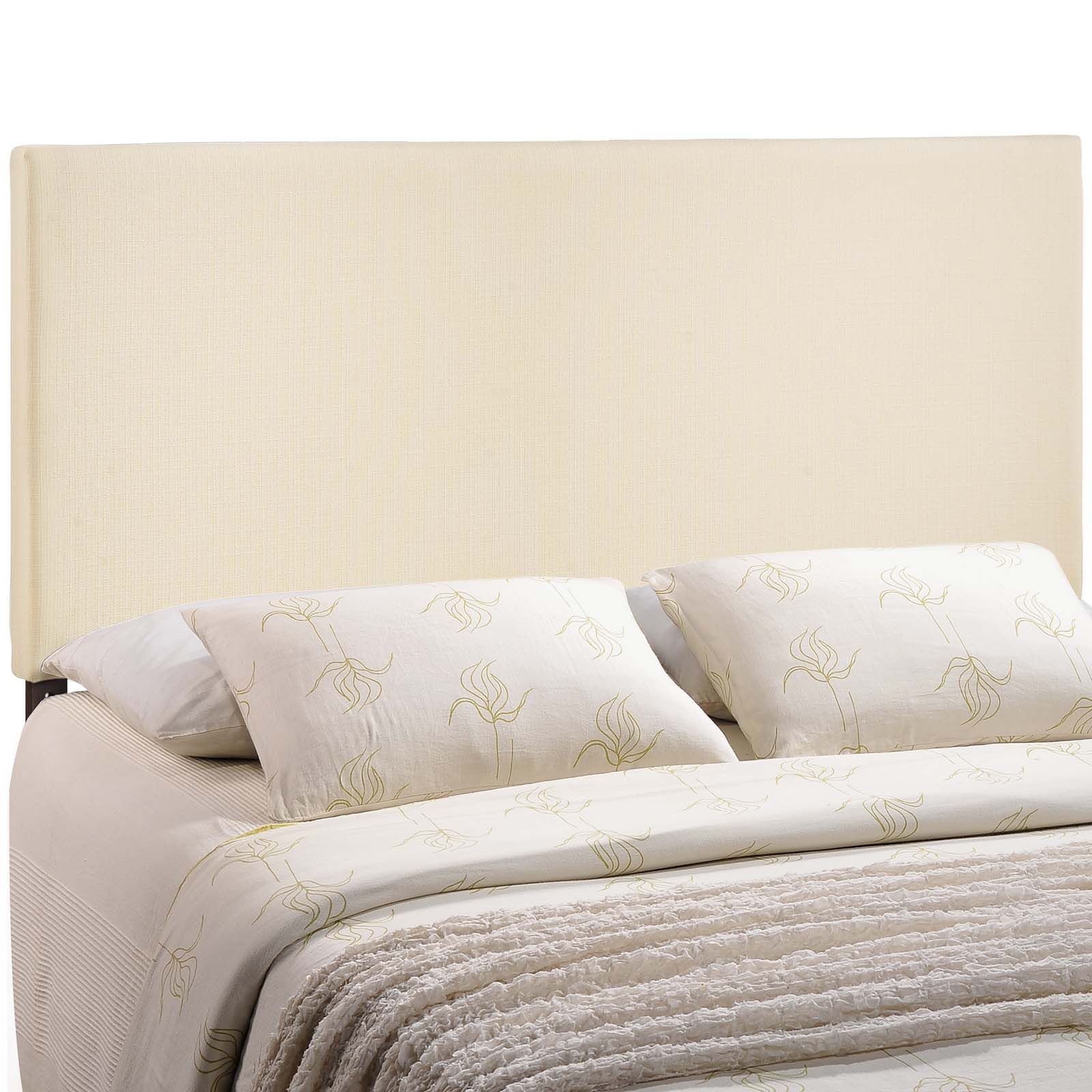 Modway Headboards - Region King Upholstered Fabric Headboard Ivory