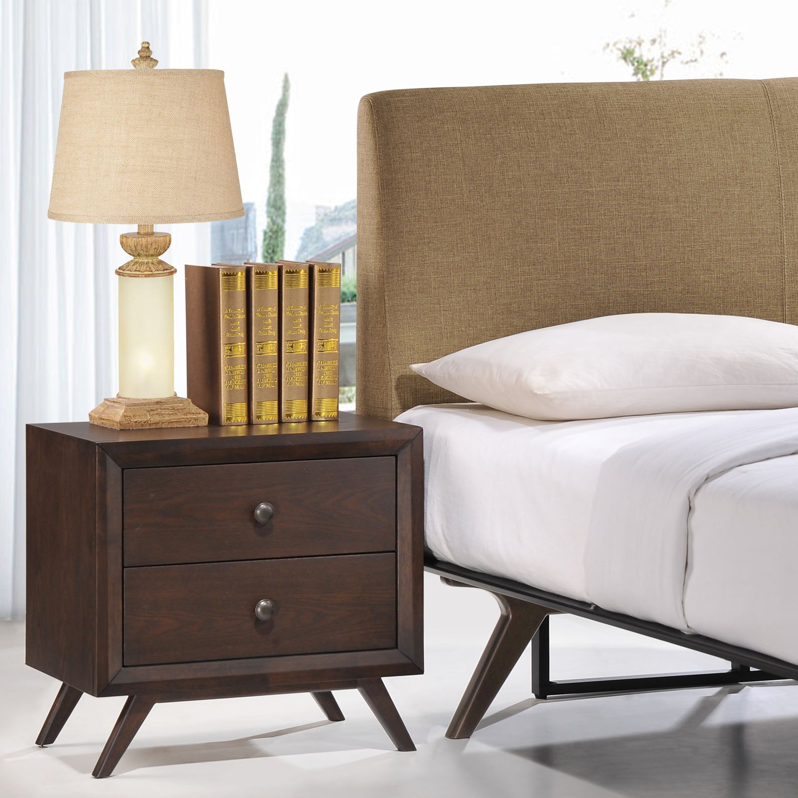 Modway Nightstands & Side Tables - Tracy Nightstand Cappuccino