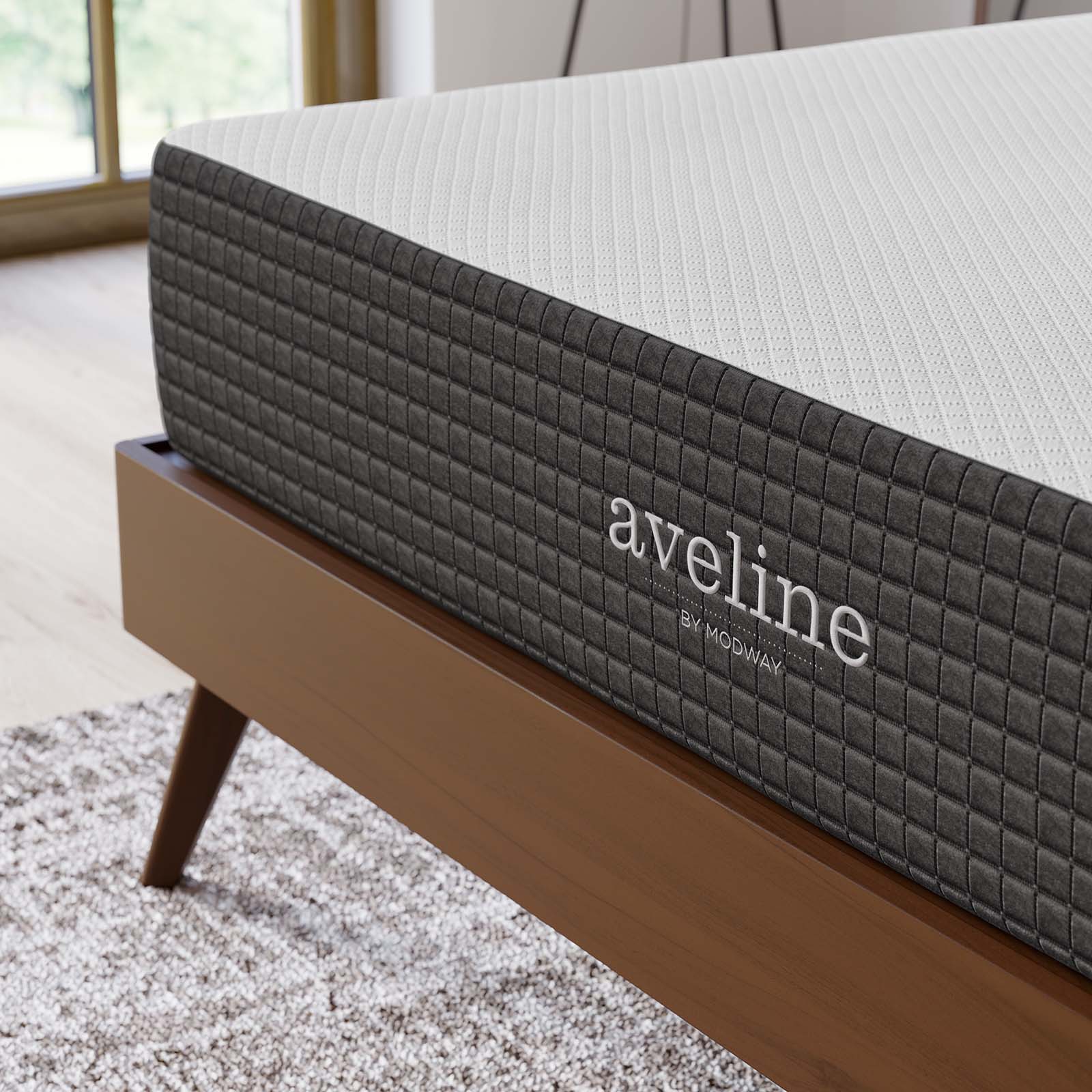 Modway Mattresses - Aveline 10" Queen Mattress White