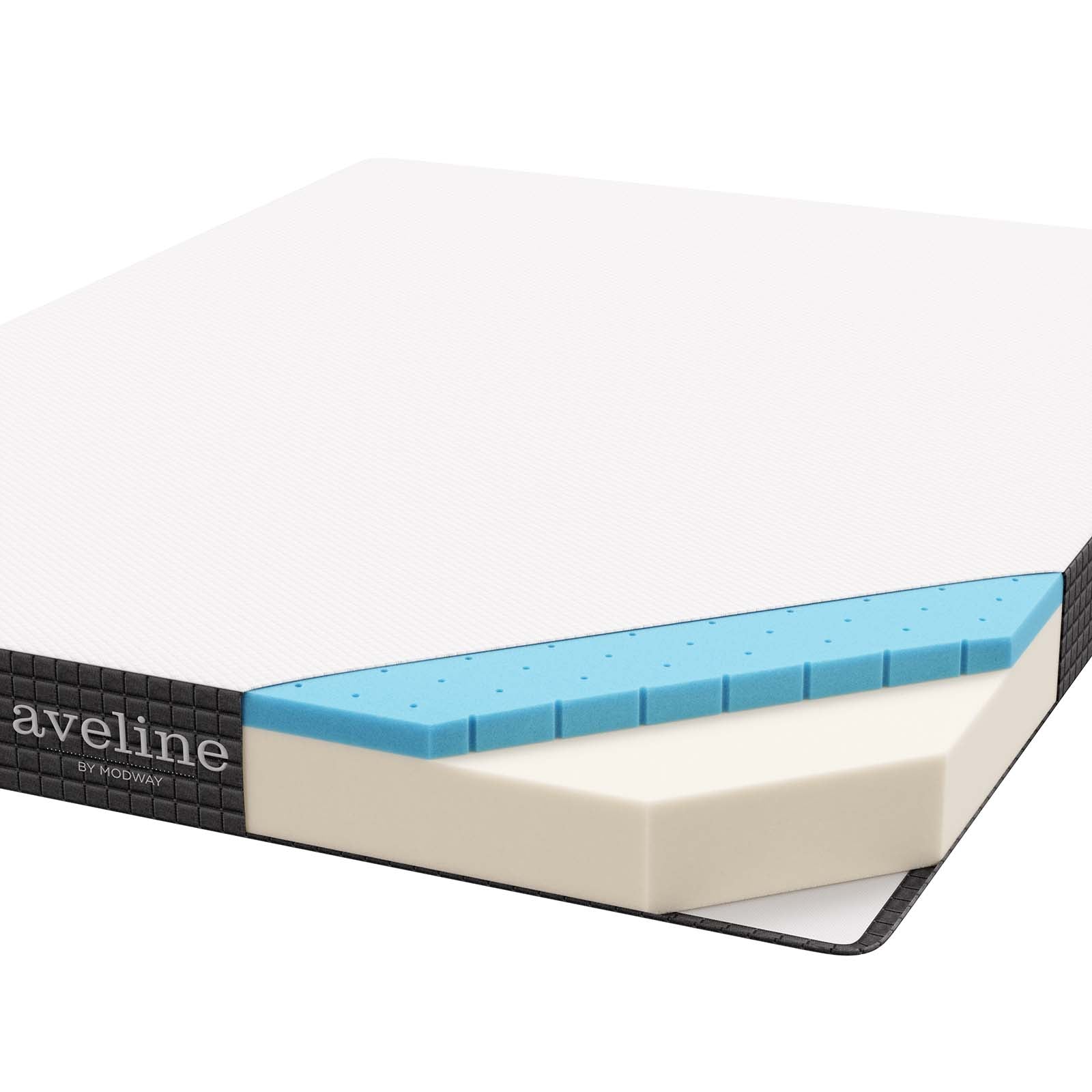 Modway Mattresses - Aveline 6" Twin Mattress White