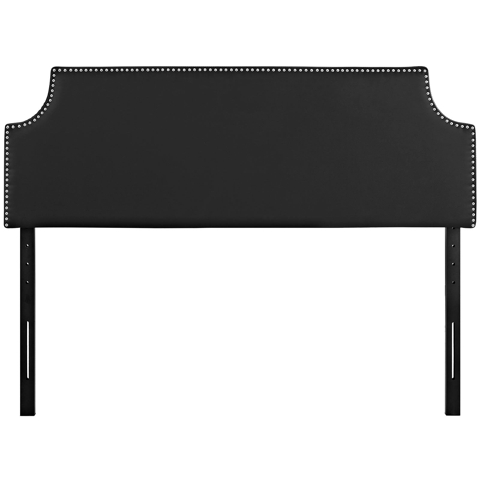 Modway Headboards - Laura Full Upholstered Vinyl Headboard Black