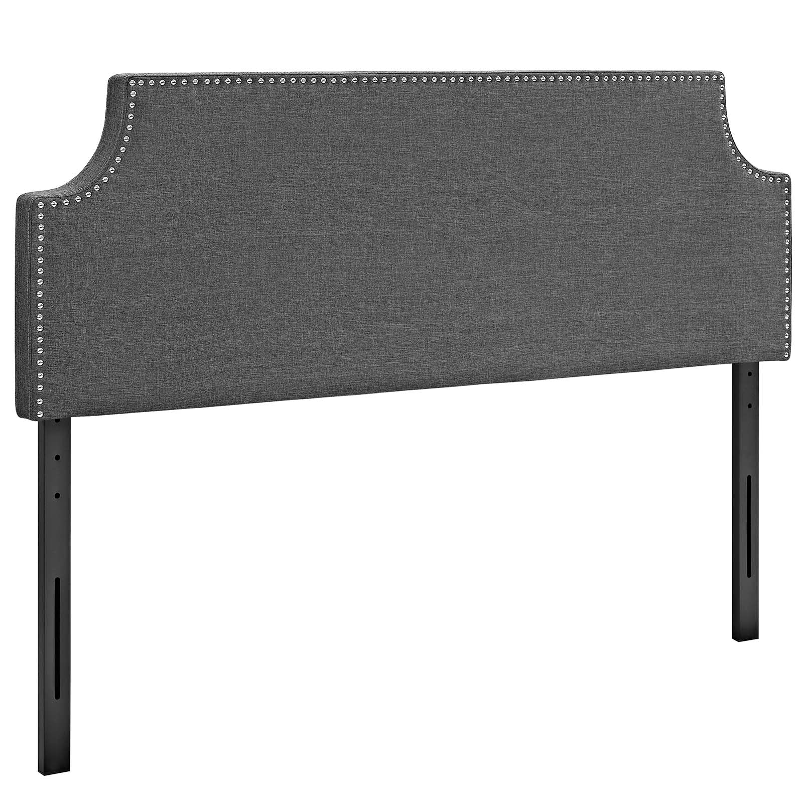 Modway Headboards - Laura Full Upholstered Fabric Headboard Gray