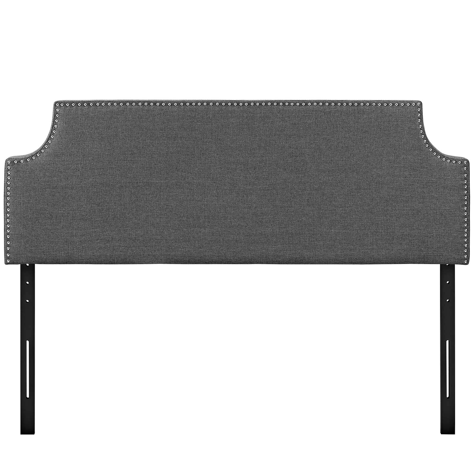 Modway Headboards - Laura Full Upholstered Fabric Headboard Gray