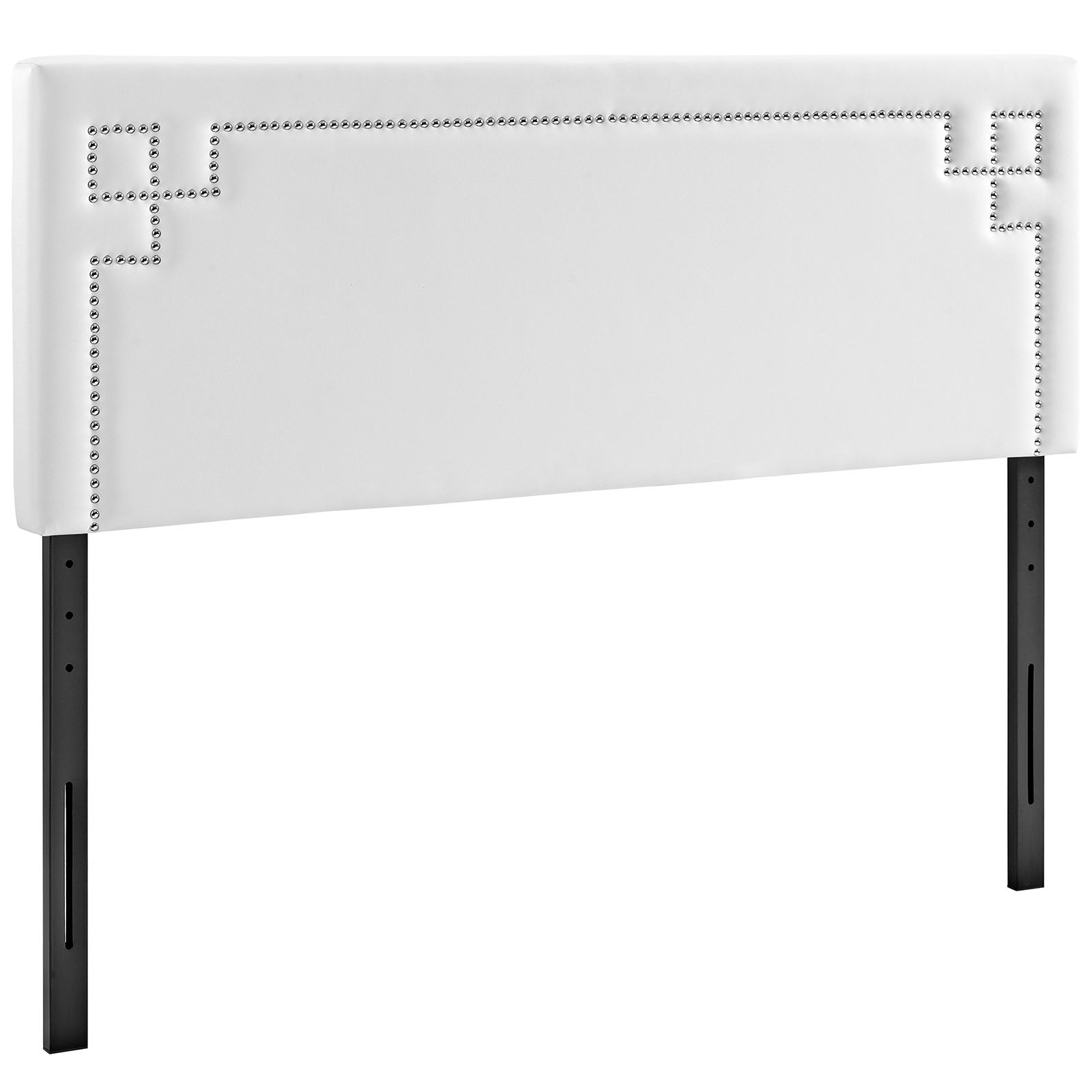 Modway Headboards - Josie Queen Upholstered Vinyl Headboard White