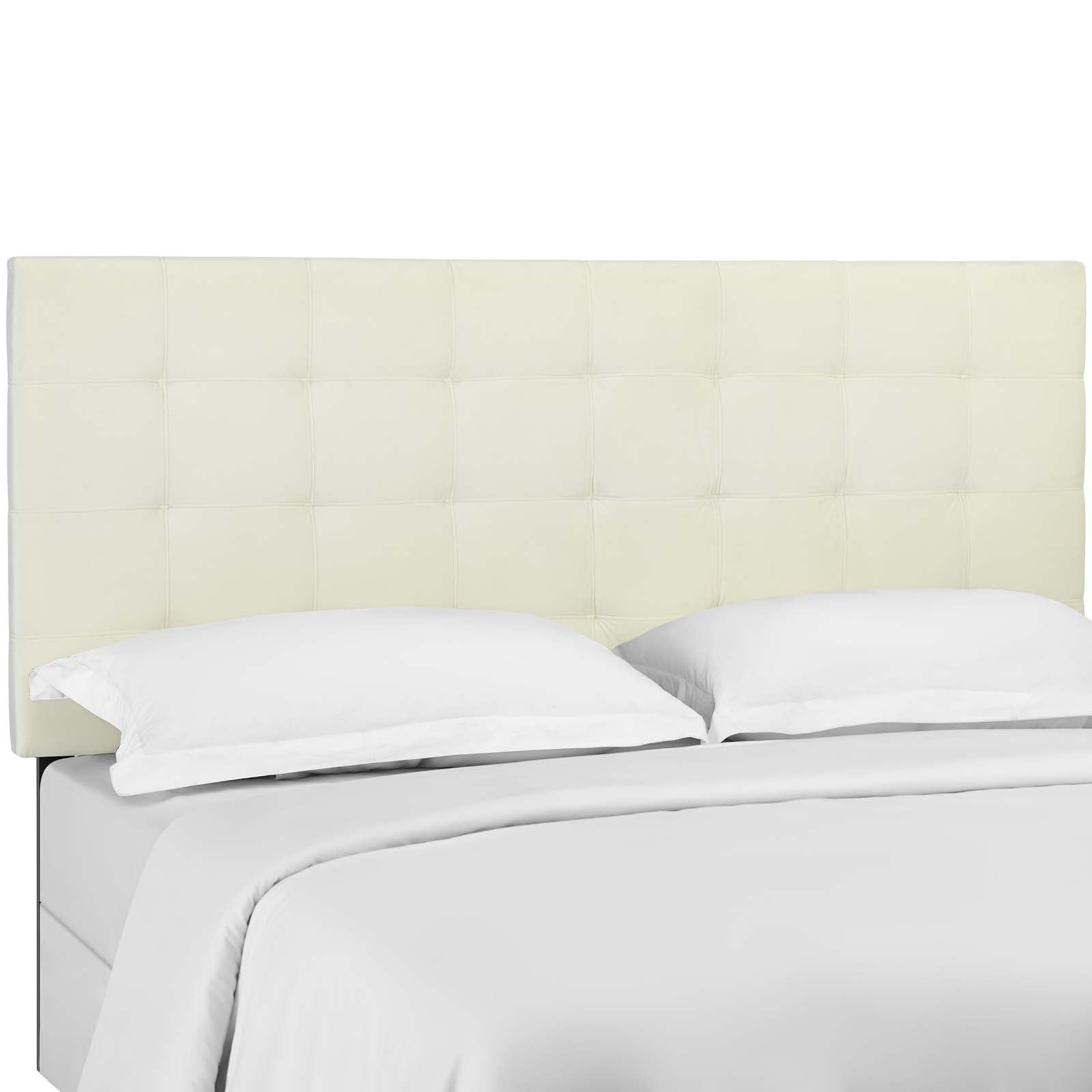 Modway Headboards - Paisley Tufted Full / Queen Headboard Ivory