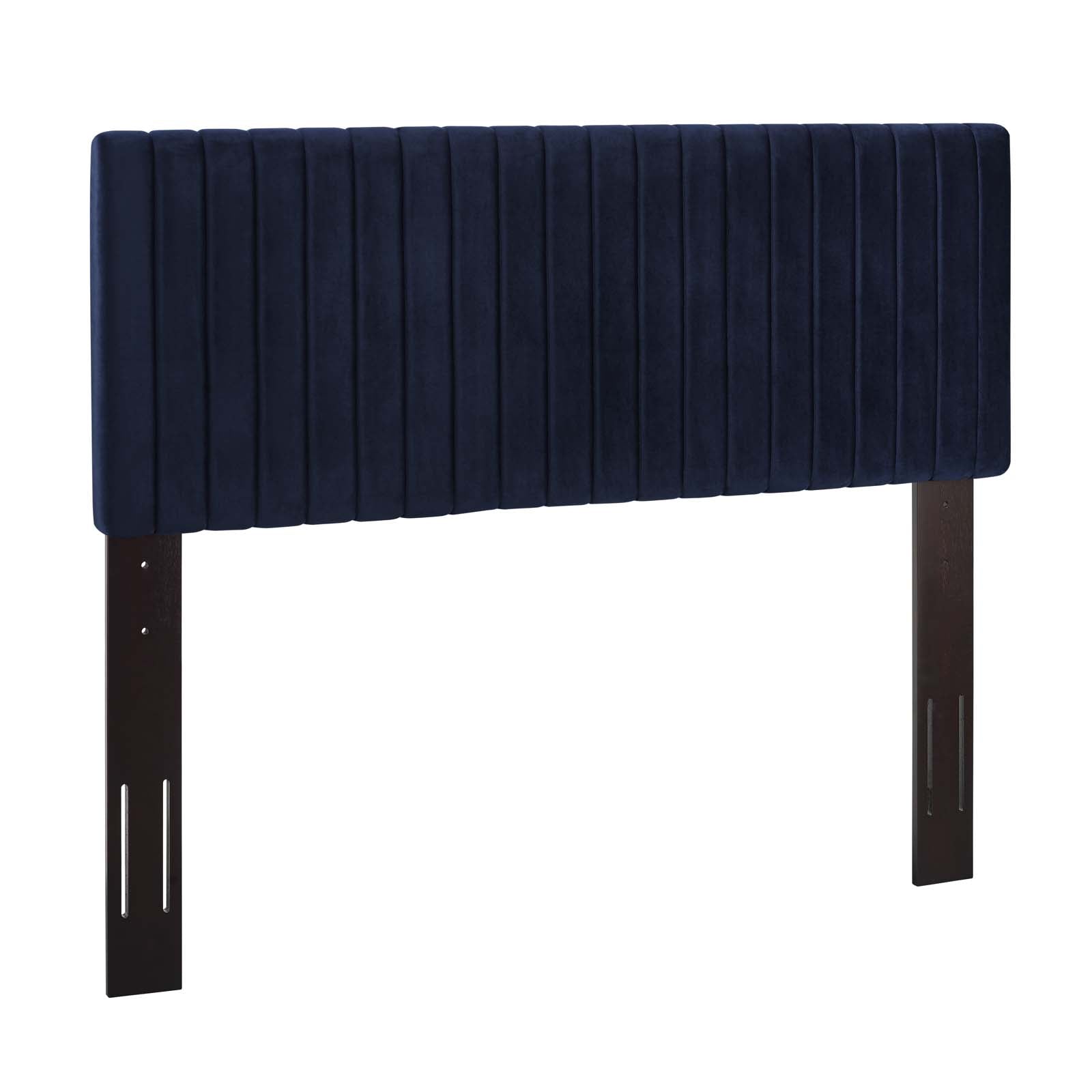 Modway Headboards - Keira Full / Queen Performance Velvet Headboard Midnight Blue